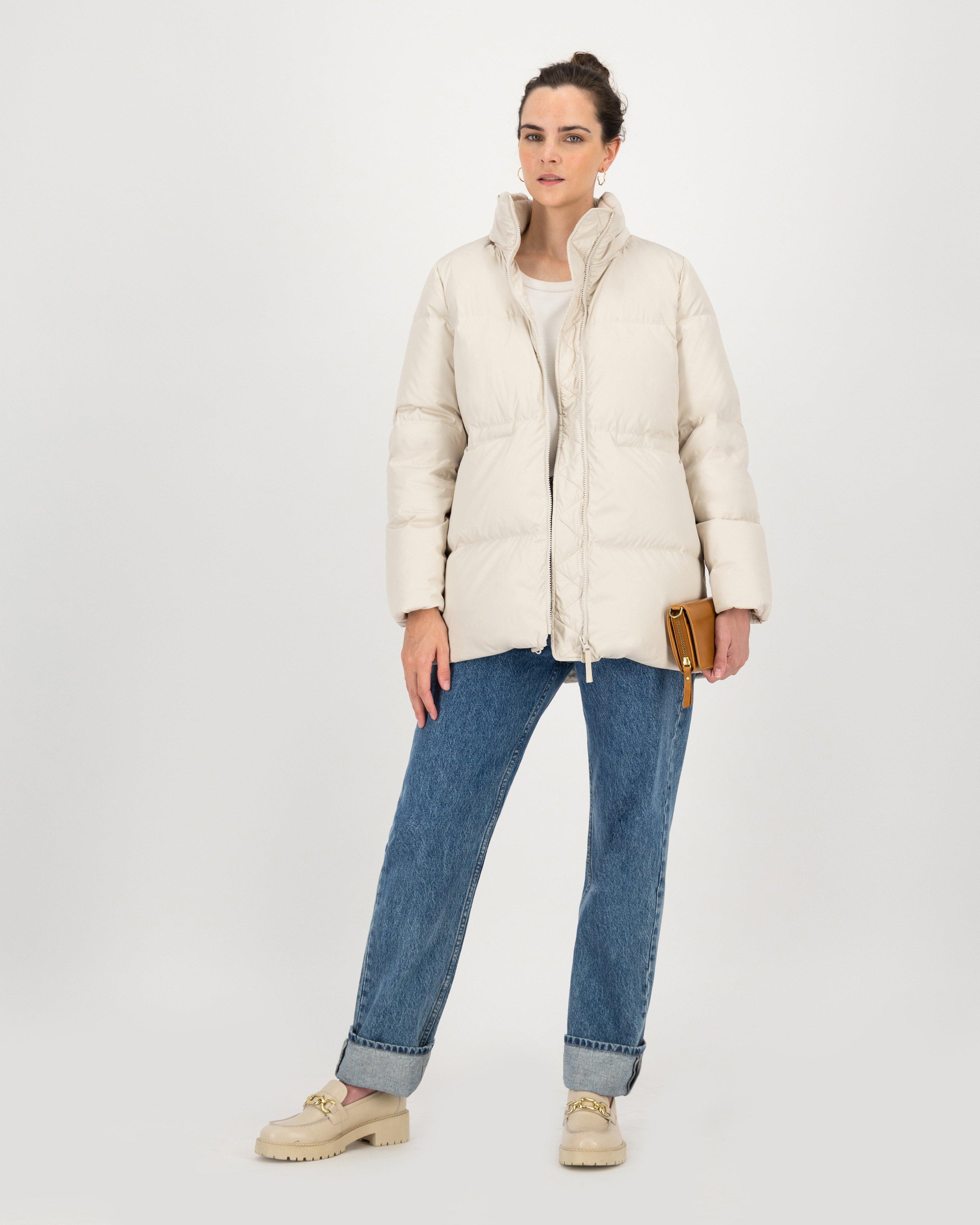 Daisy Goose Down Puffer -  milk