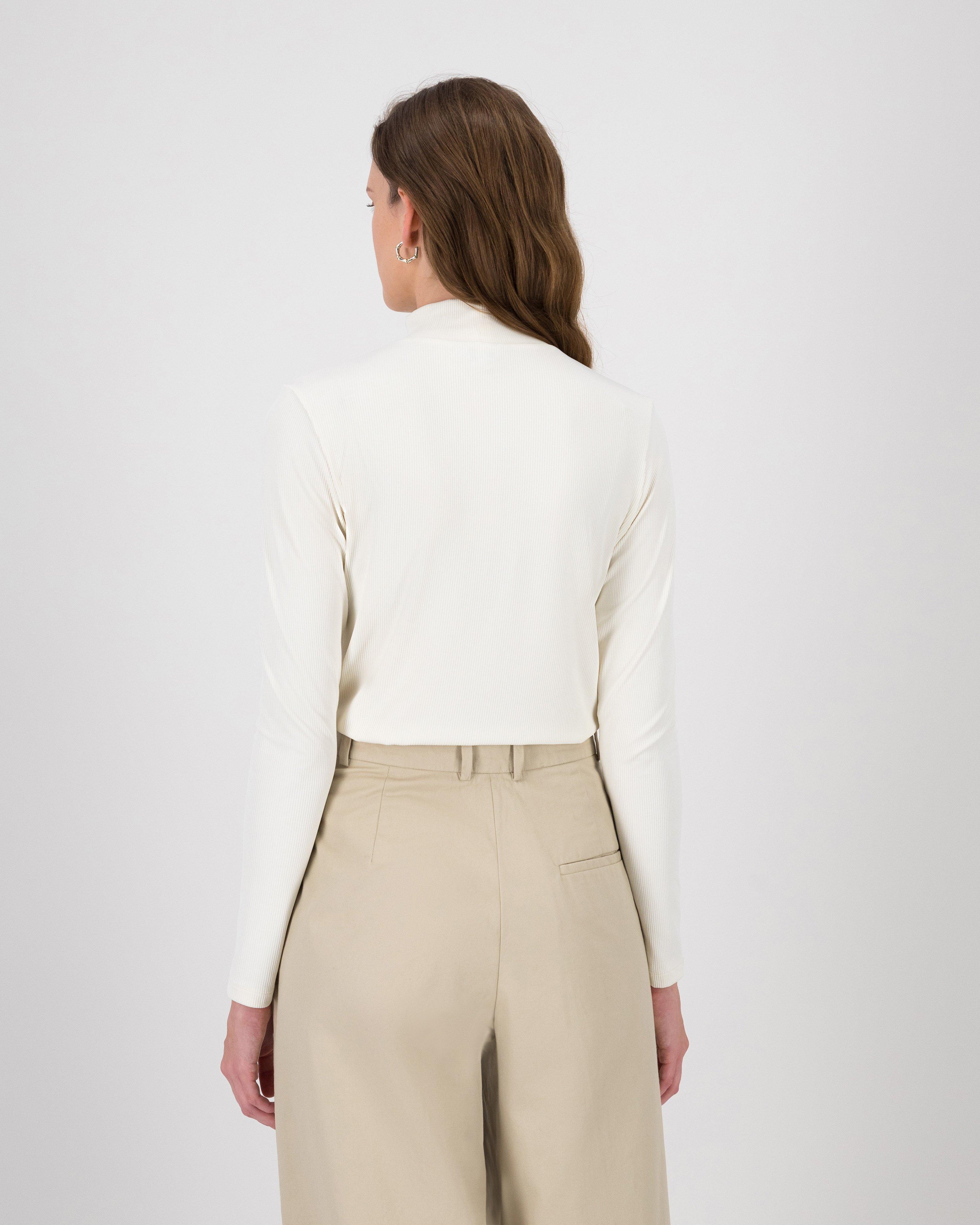 Poetry Camille Polo Neck Basic -  milk