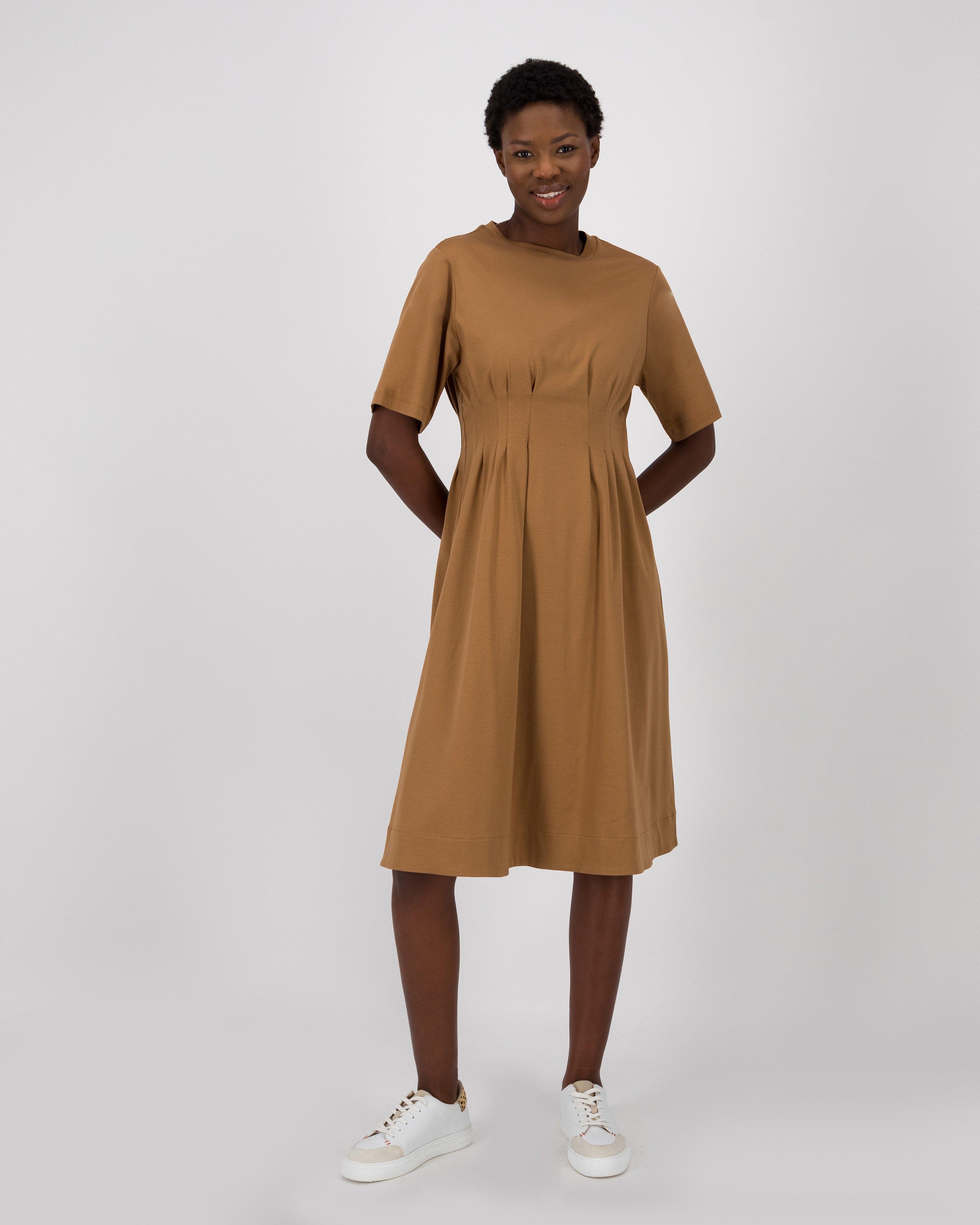 Mila Knit Dress -  taupe