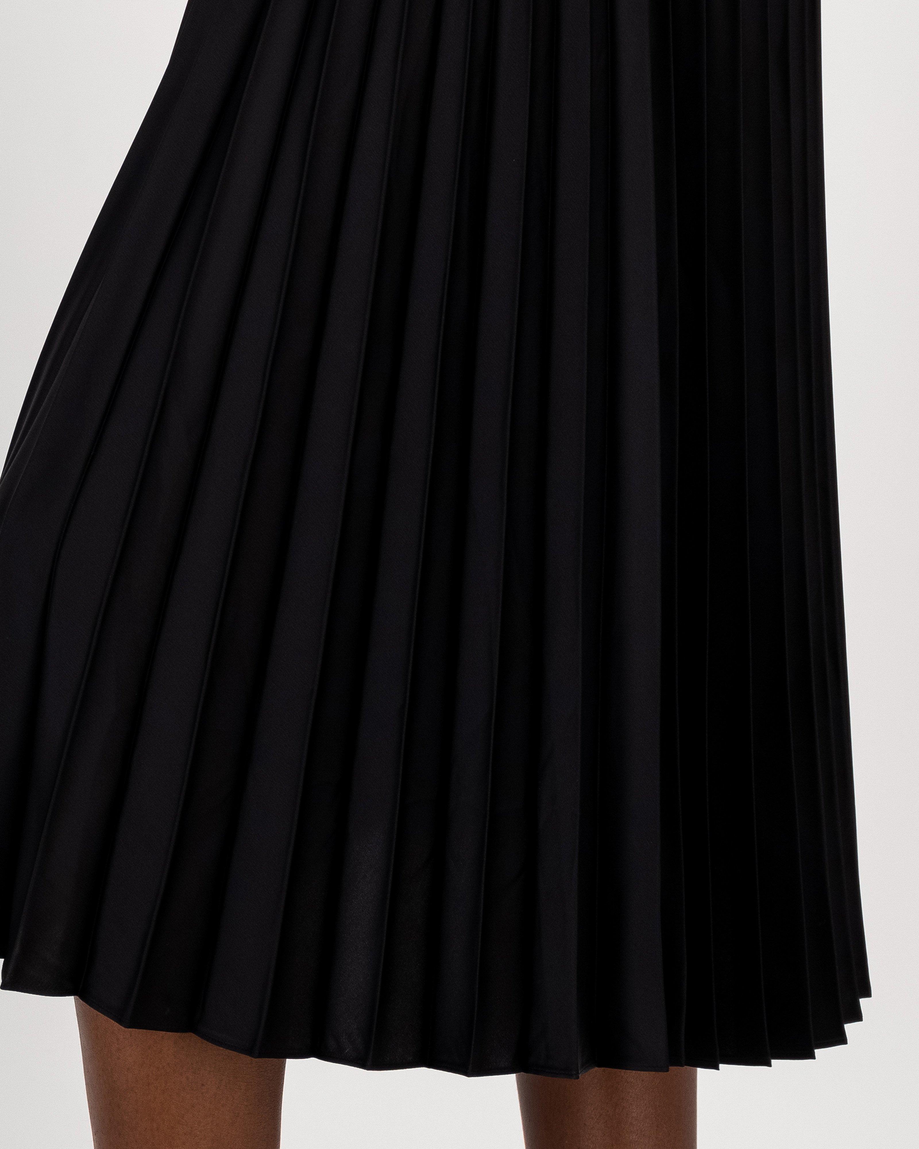 Poetry Icelyn Pleated Maxi Skirt -  black