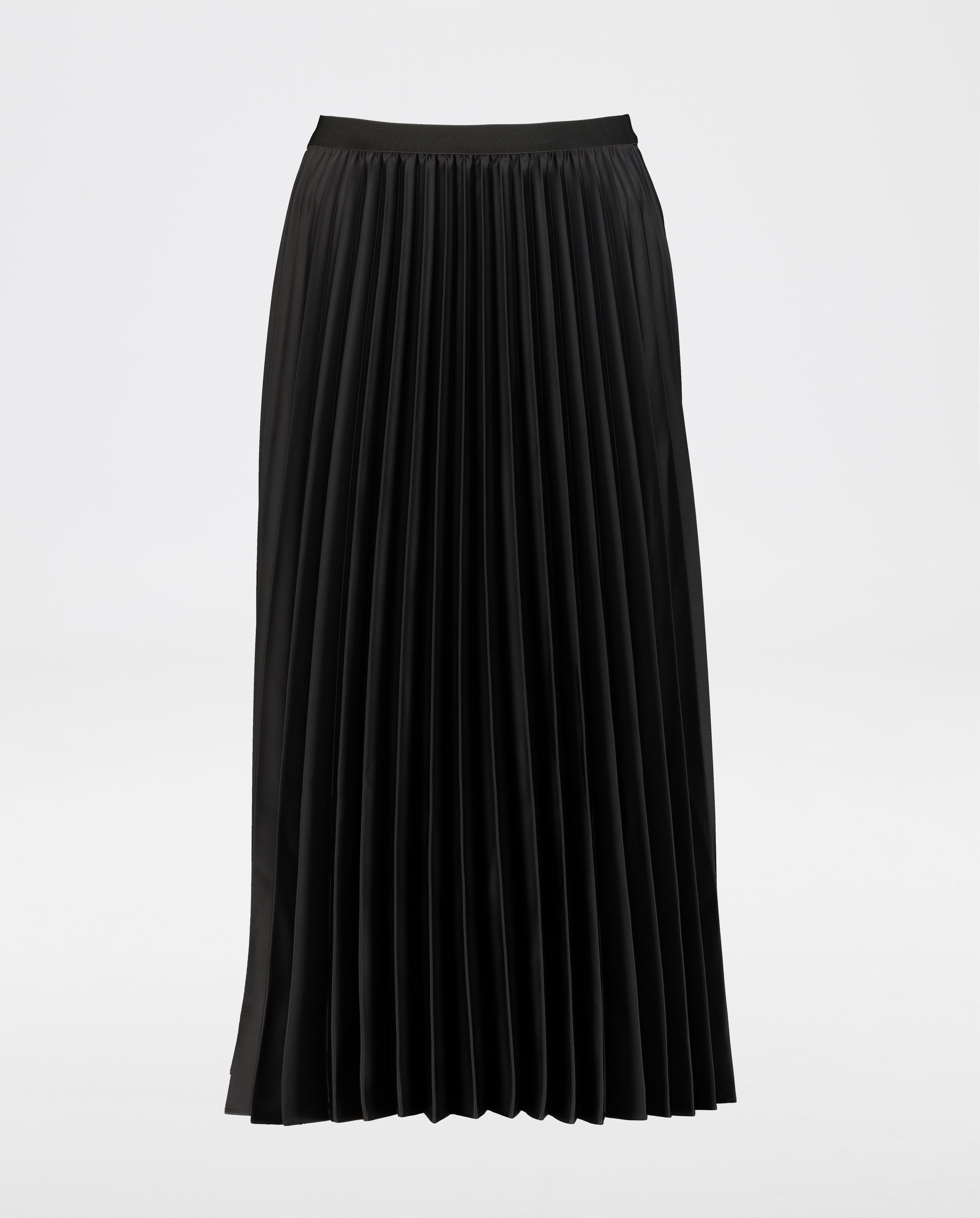 Poetry Icelyn Pleated Maxi Skirt -  black