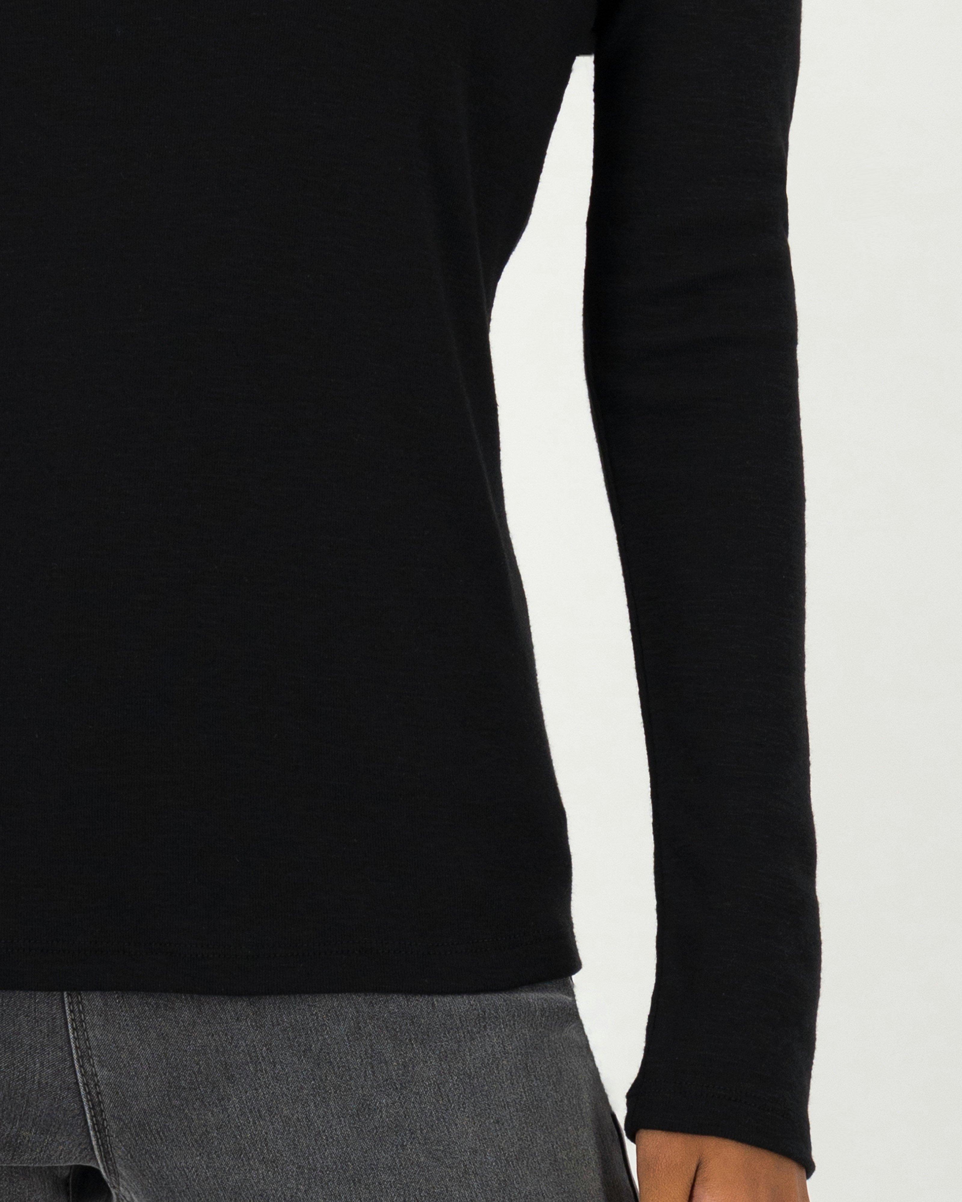 Sofia Basic T-Shirt -  black