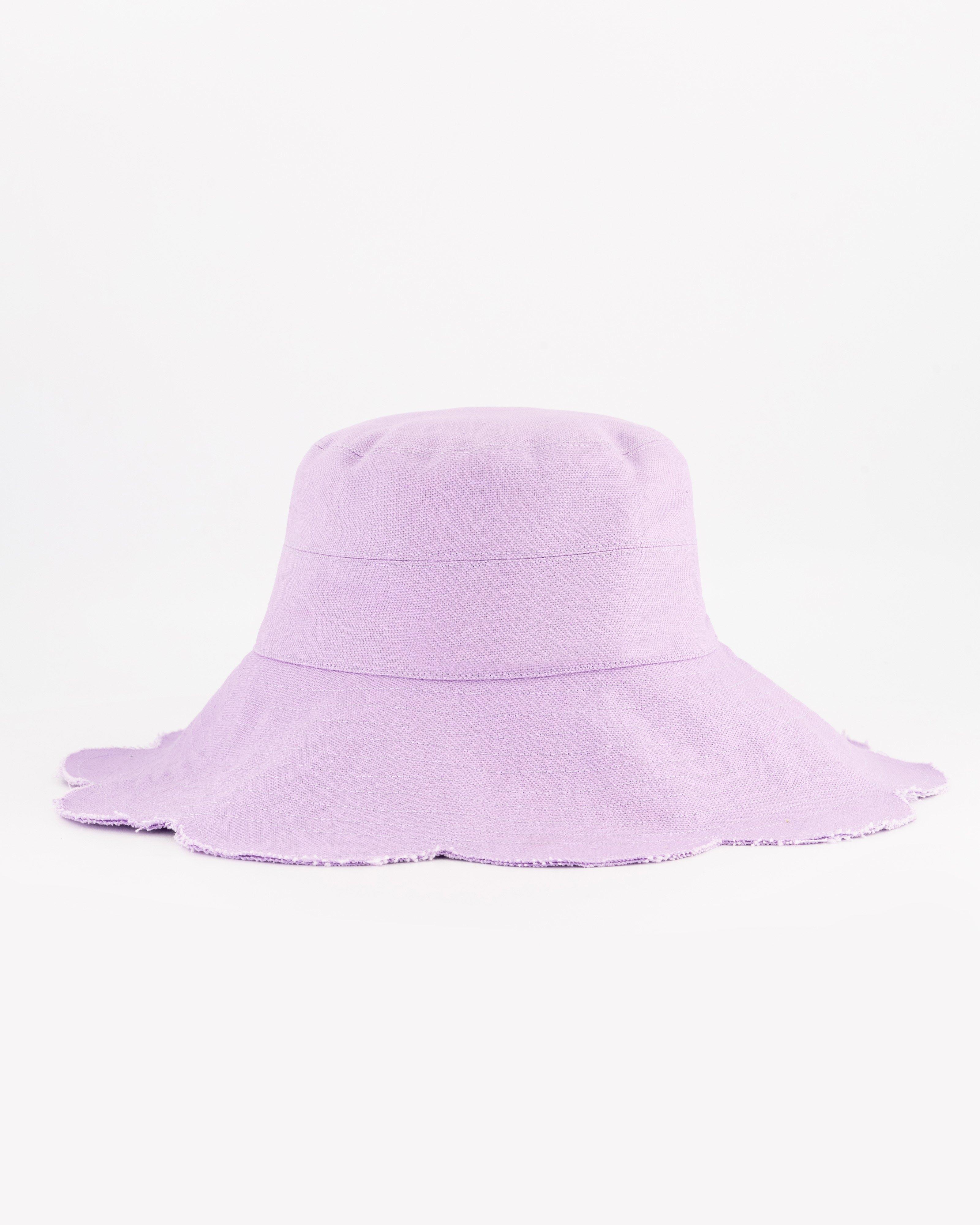 Teena Scallop Bucket Hat -  lilac