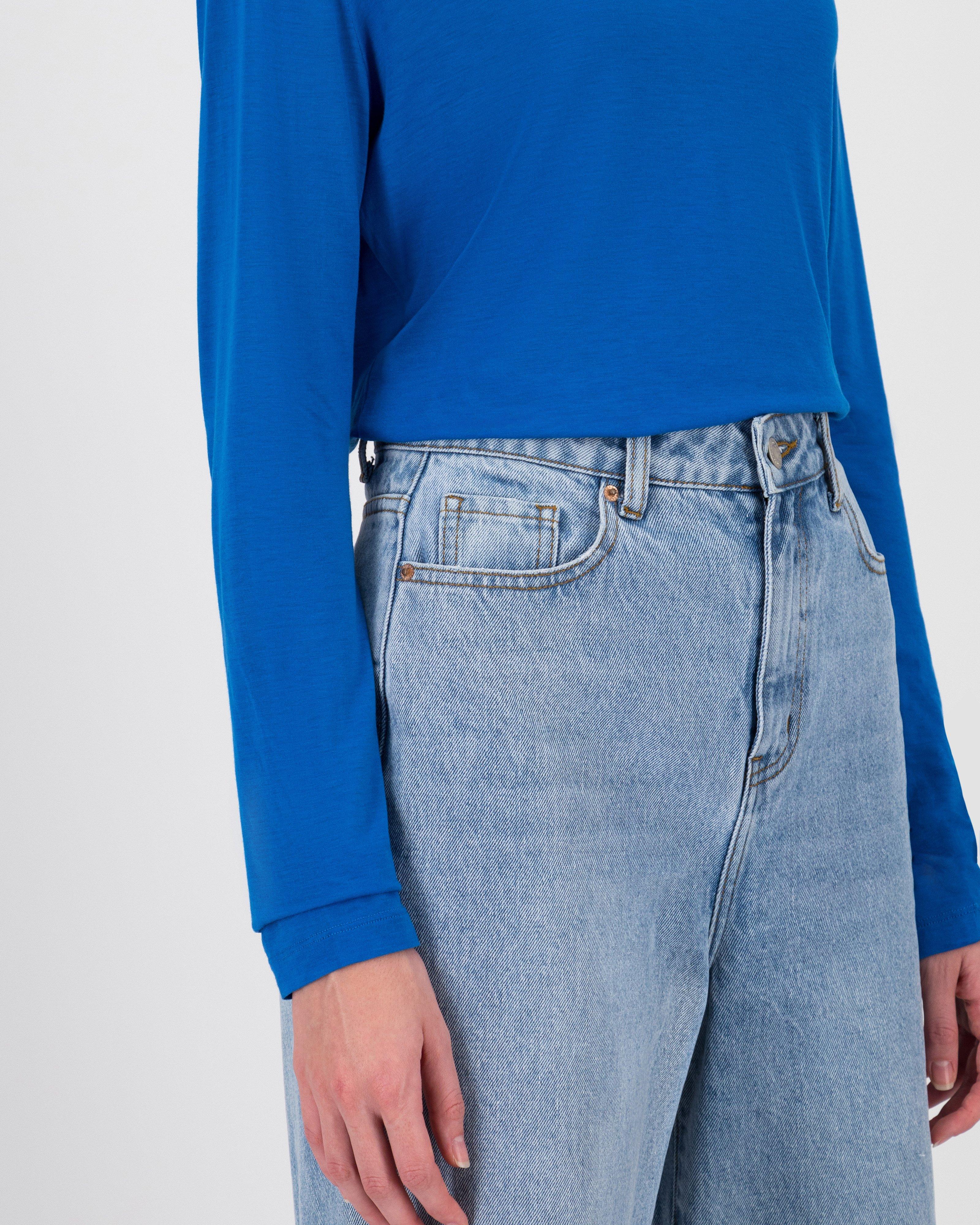 Billie Wide Leg Denims -  lightblue