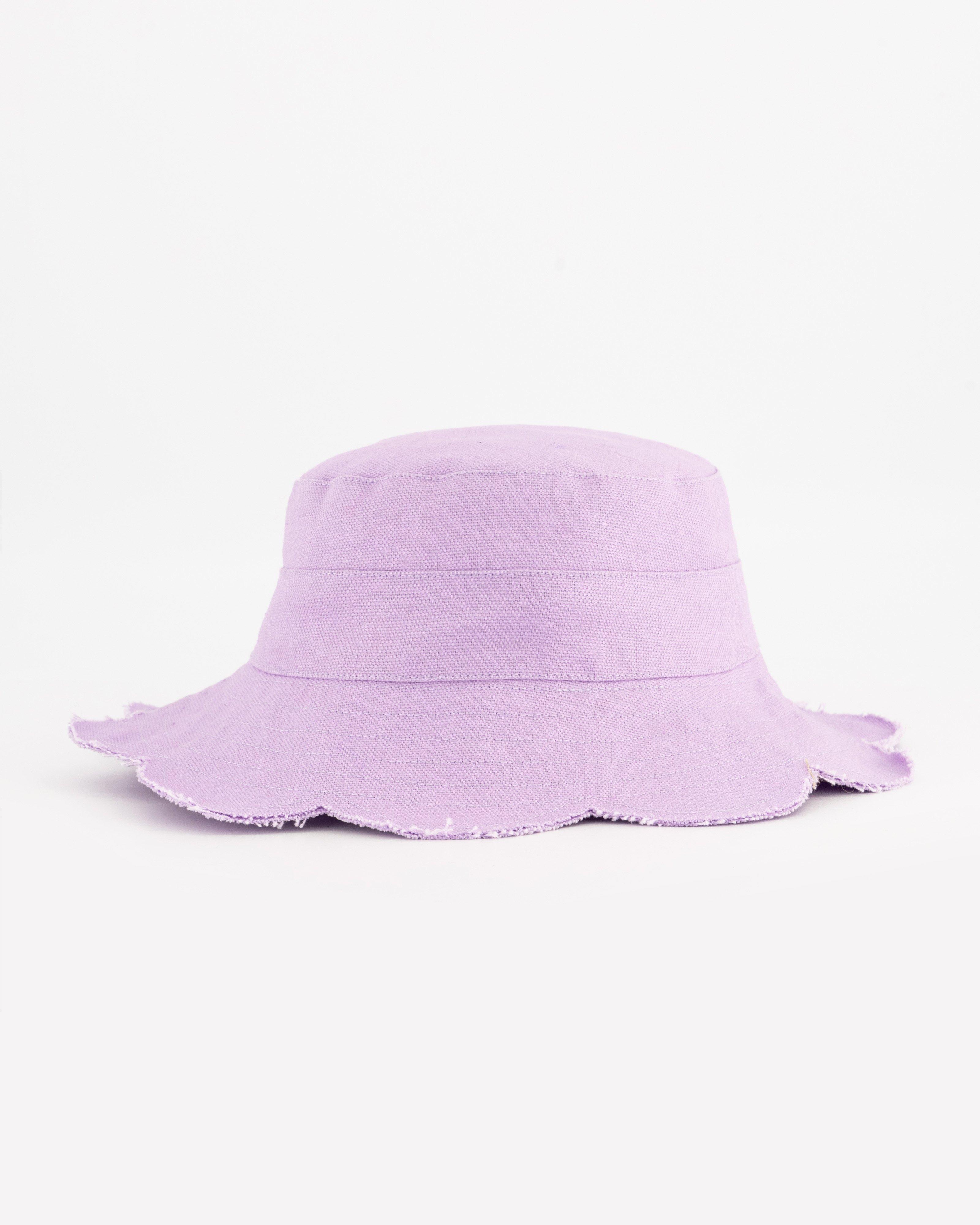 Girls Mini Teena Scallop Bucket Hat -  lilac