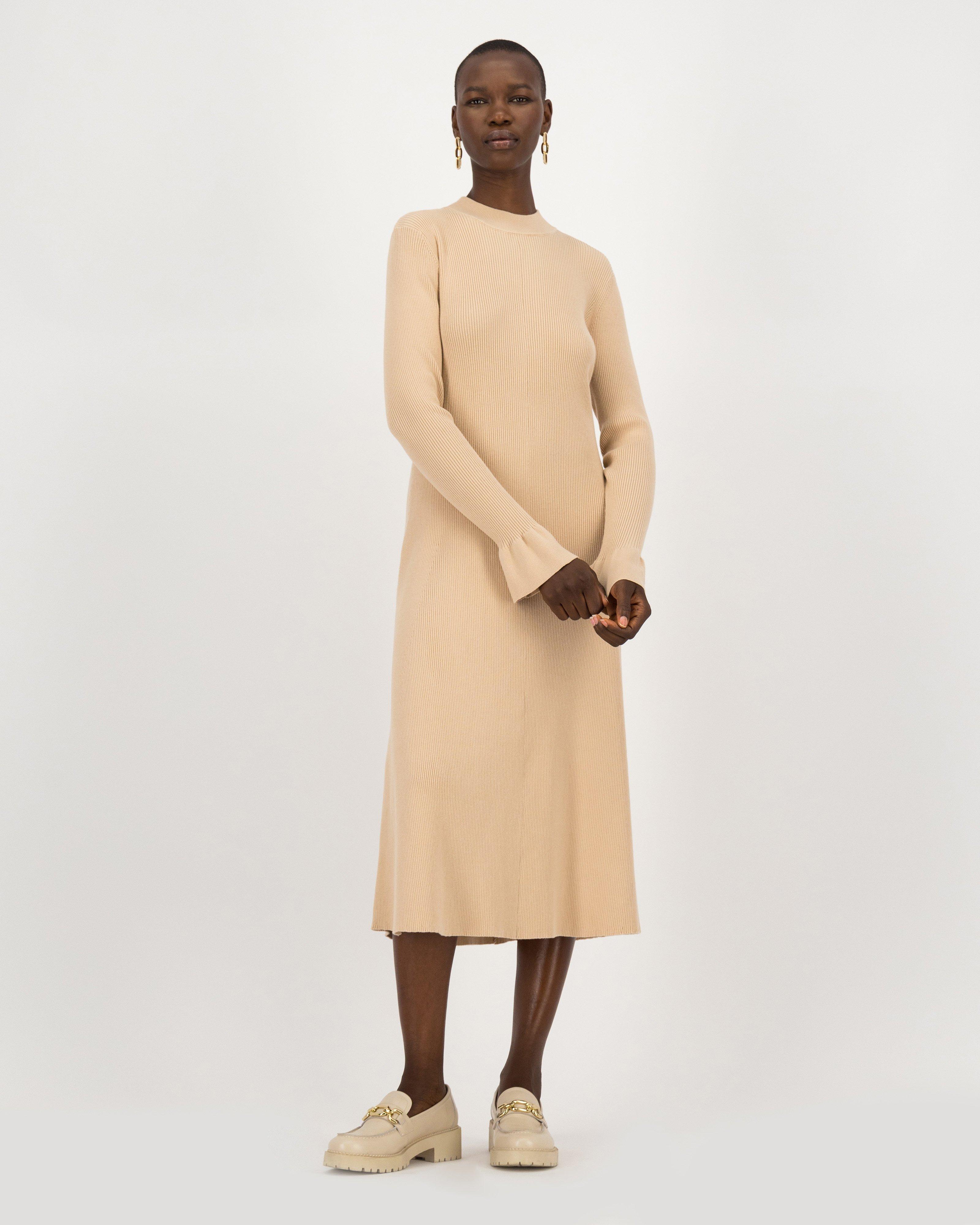 Cecile Knit Dress -  stone