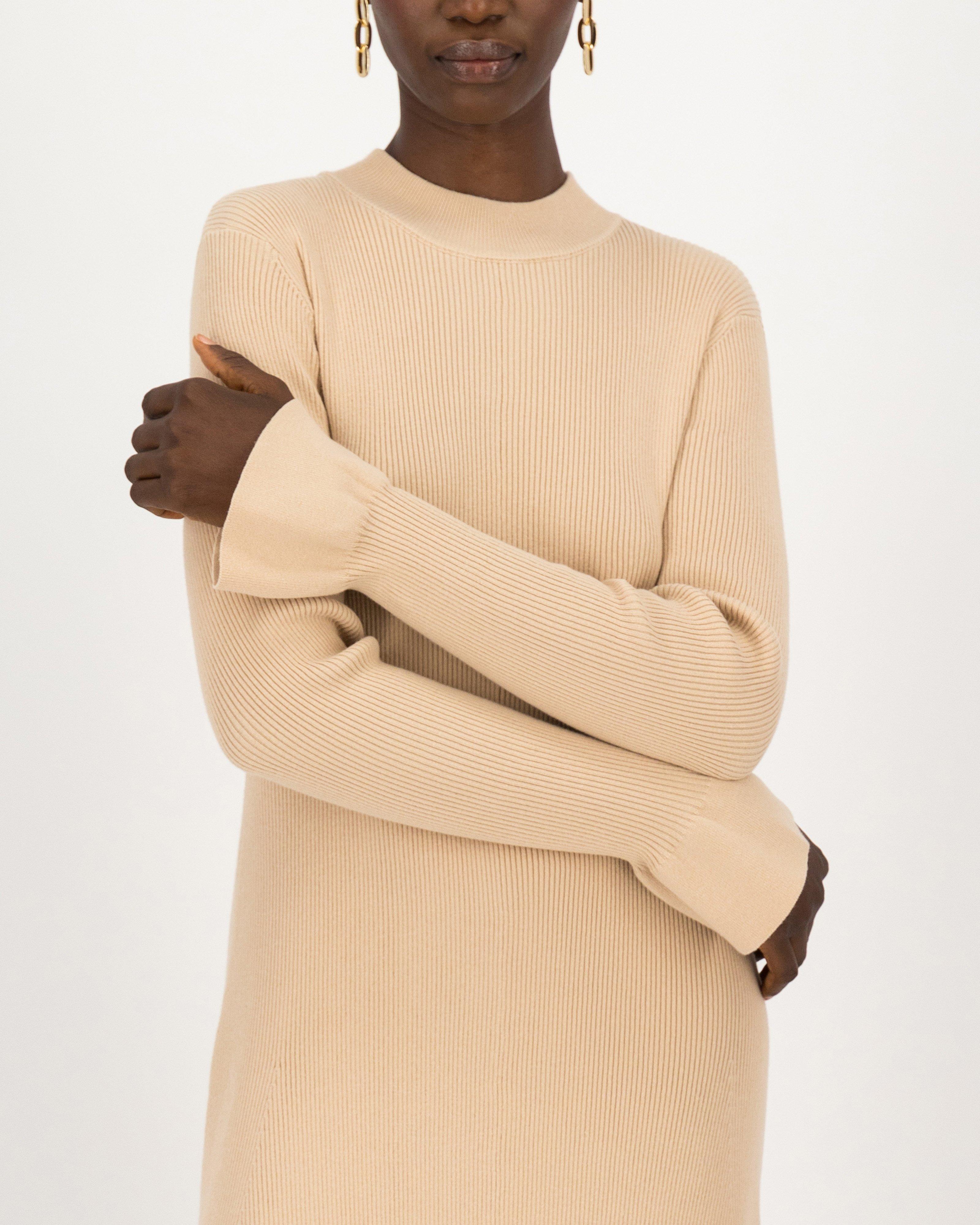 Cecile Knit Dress -  stone