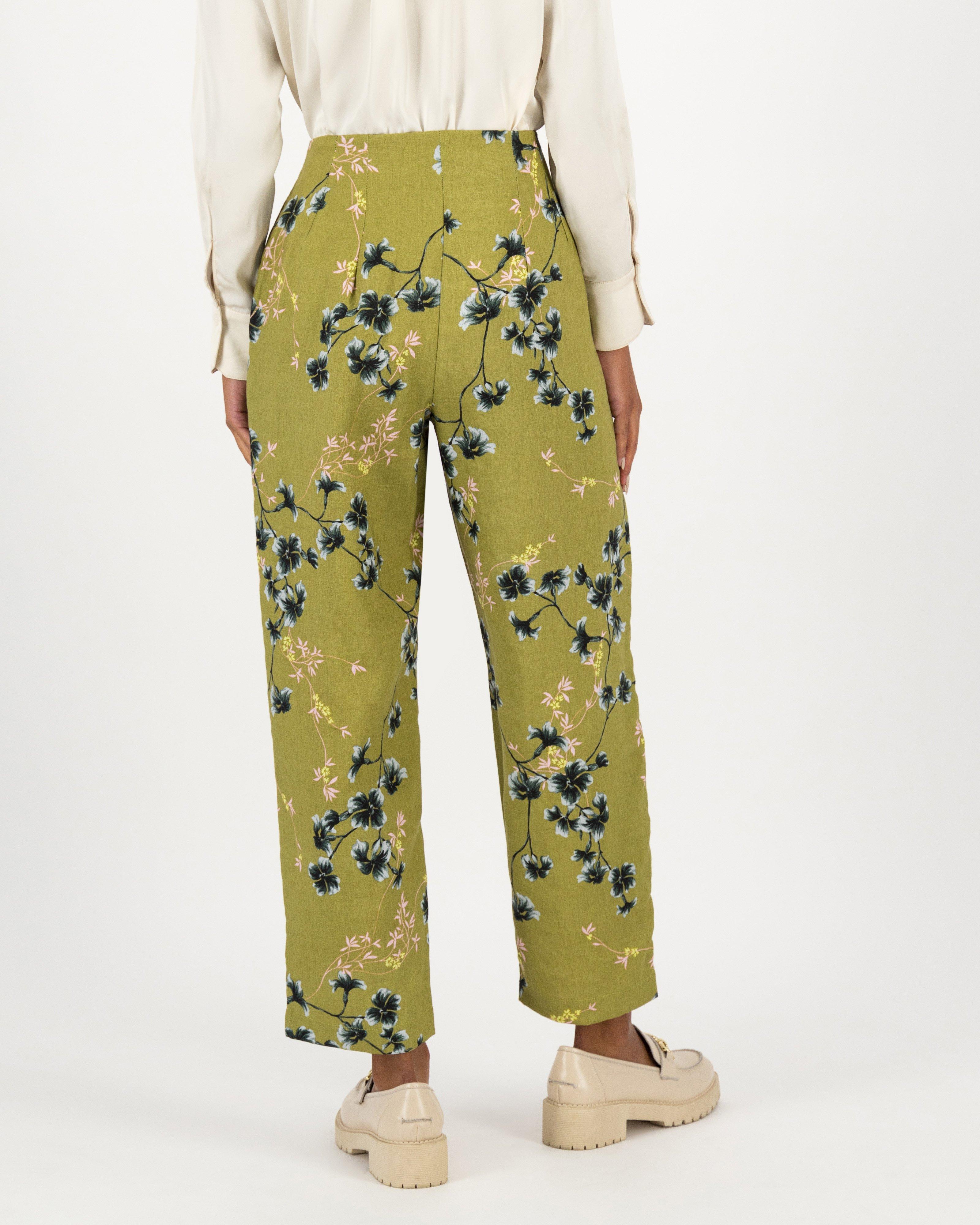 Lilly Printed Tapered Pants -  assorted