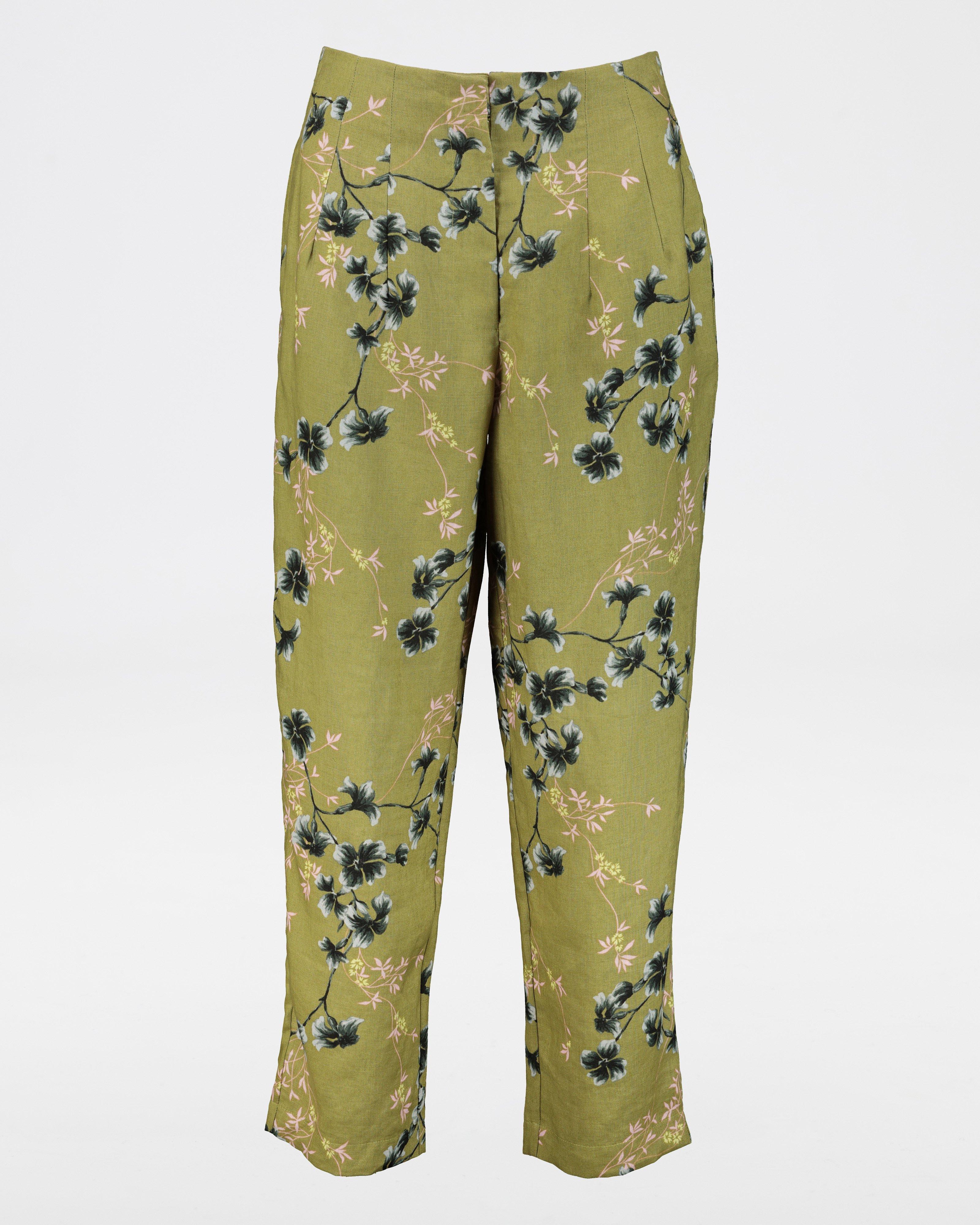 Lilly Printed Tapered Pants -  assorted