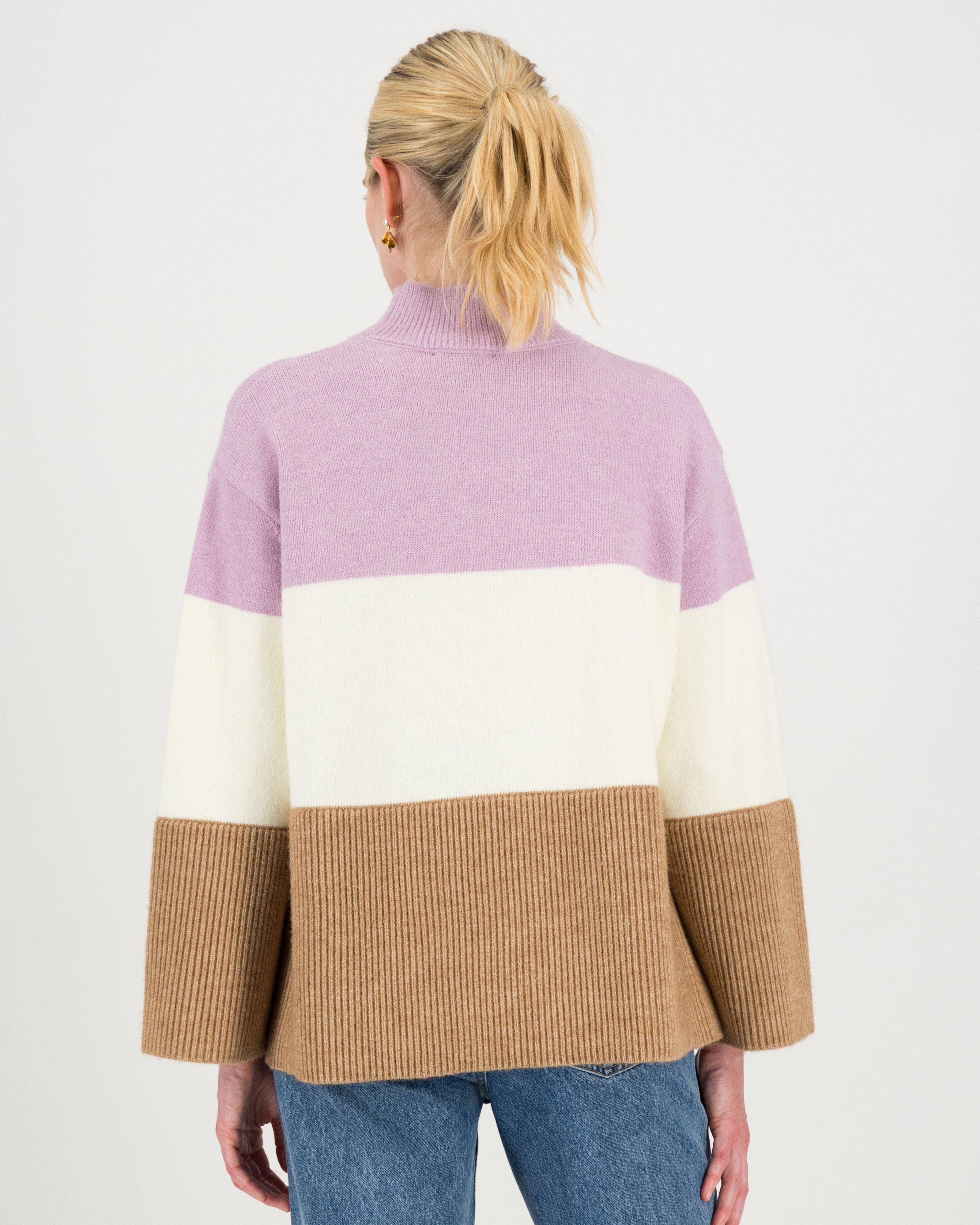 Romie Colourblock Jumper -  lightlilac