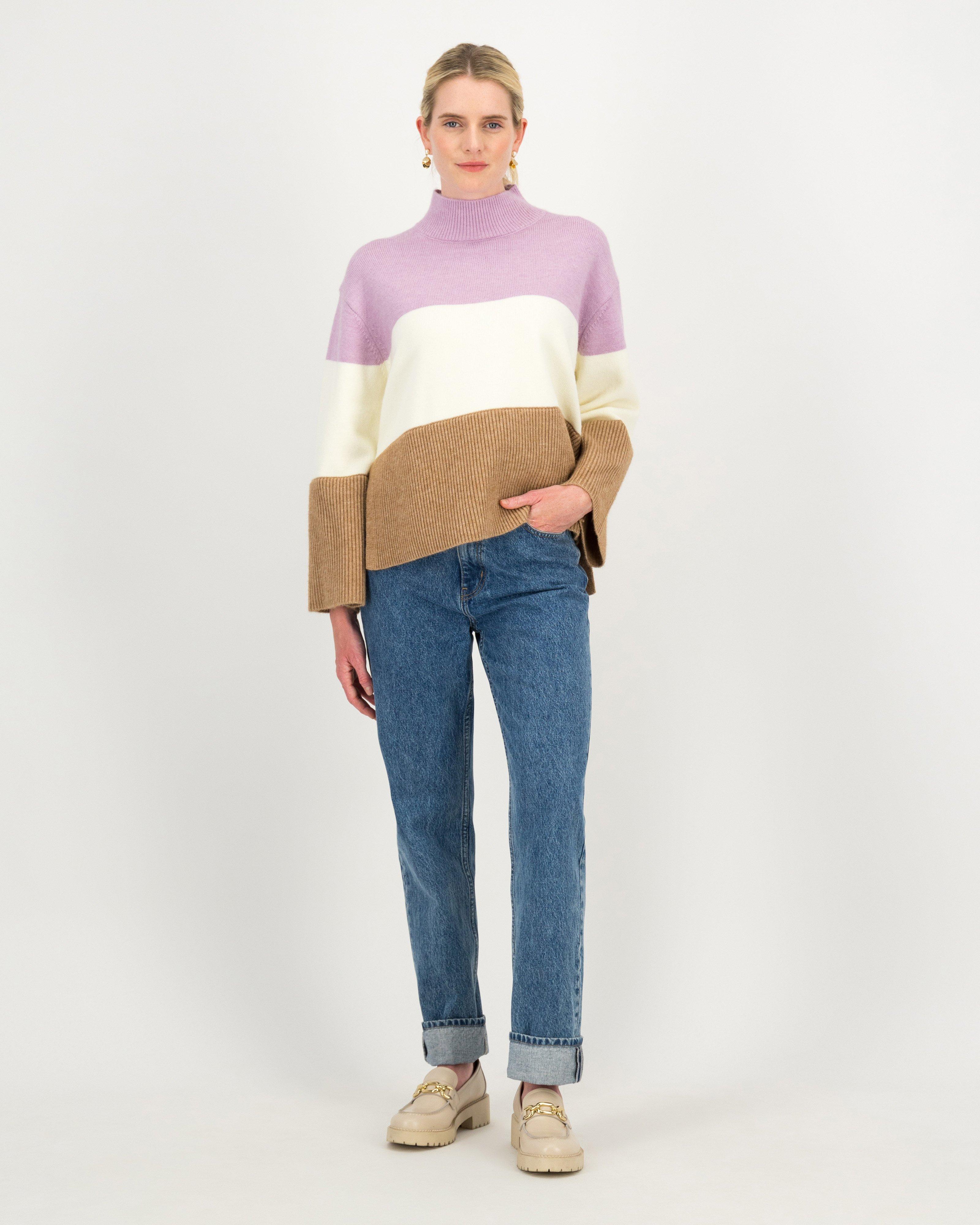 Romie Colourblock Jumper -  lightlilac