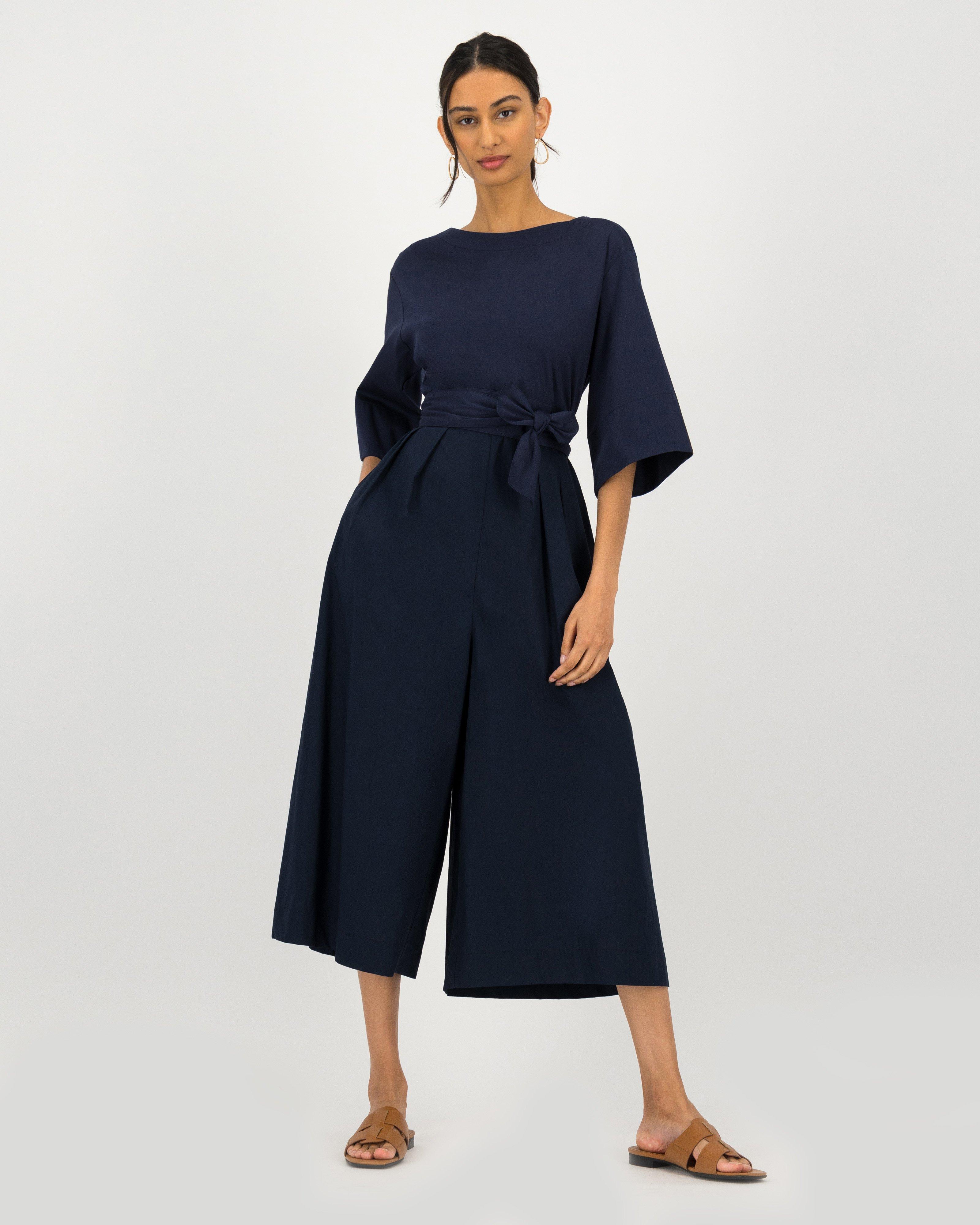 Poetry Claire MM Jumpsuit -  navy