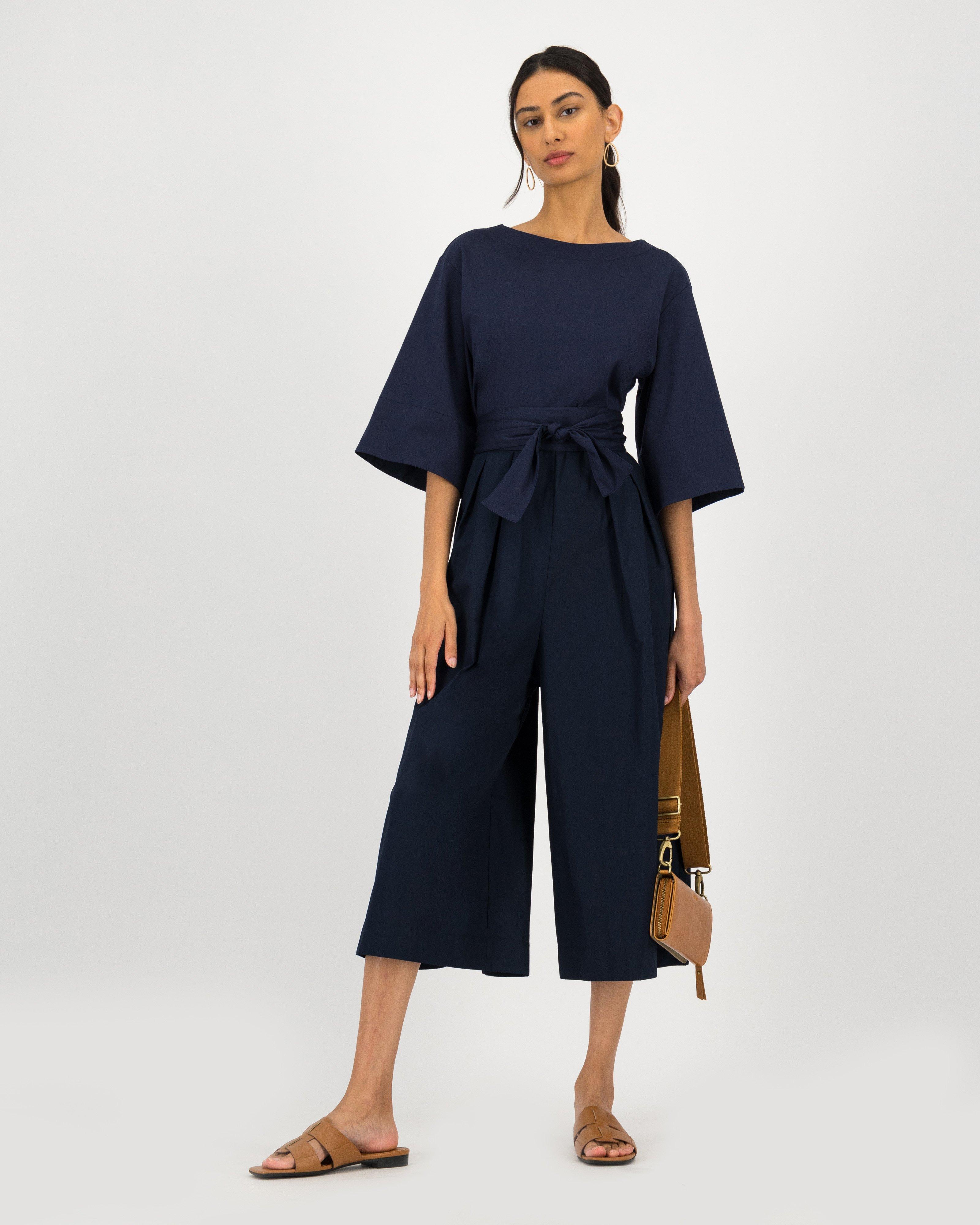 Poetry Claire MM Jumpsuit -  navy