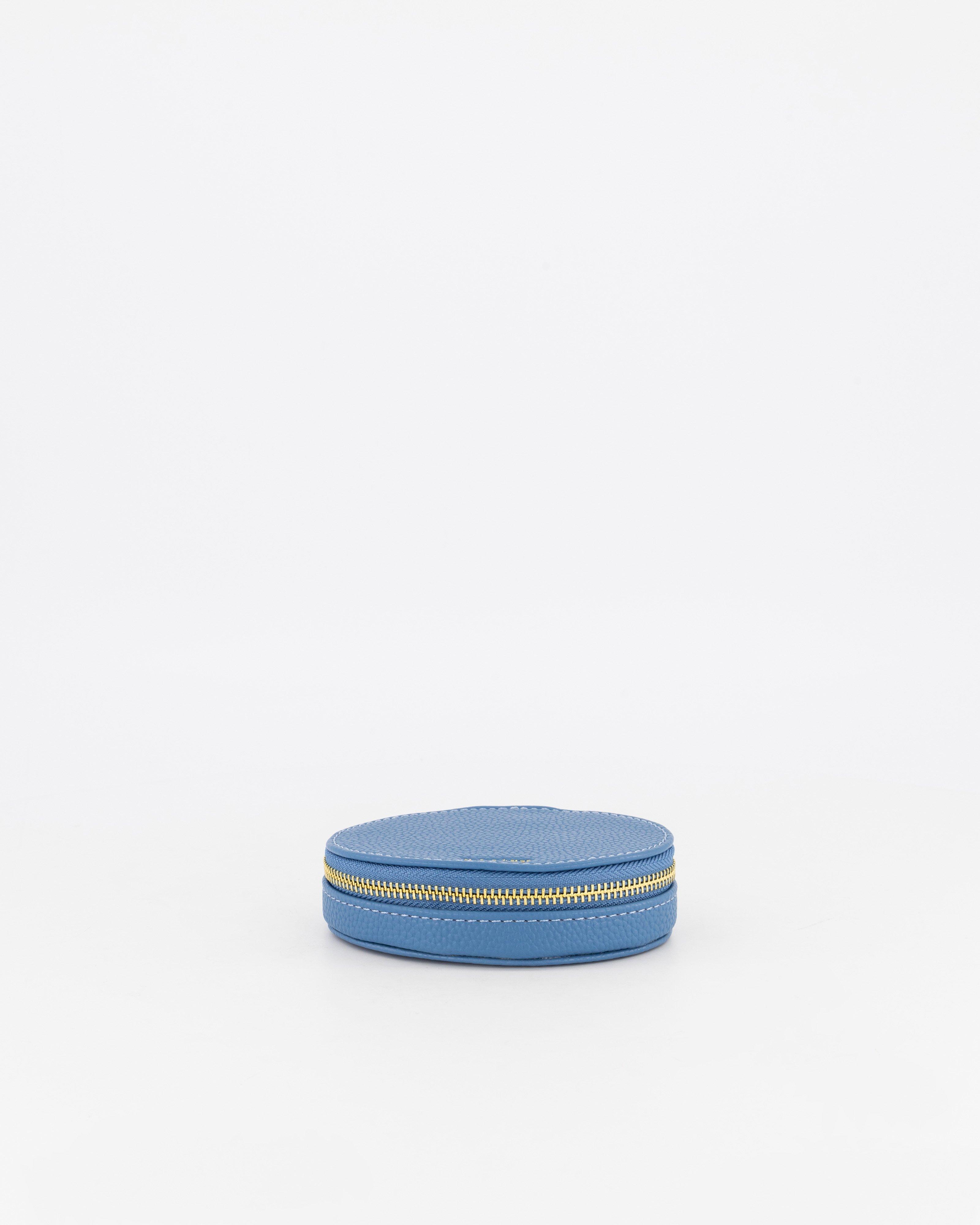 Mila Small Oval Jewellery box -  blue