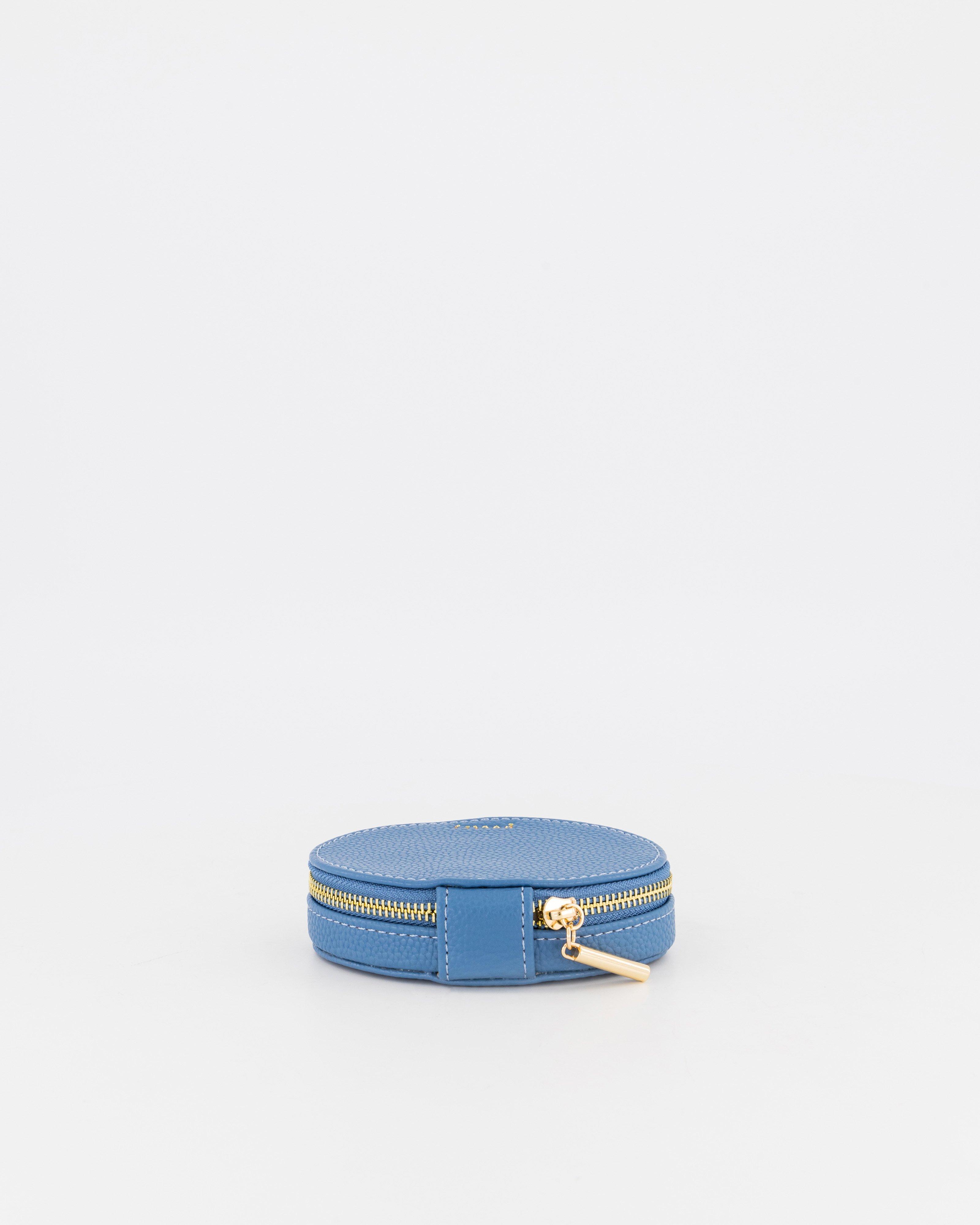 Mila Small Oval Jewellery box -  blue