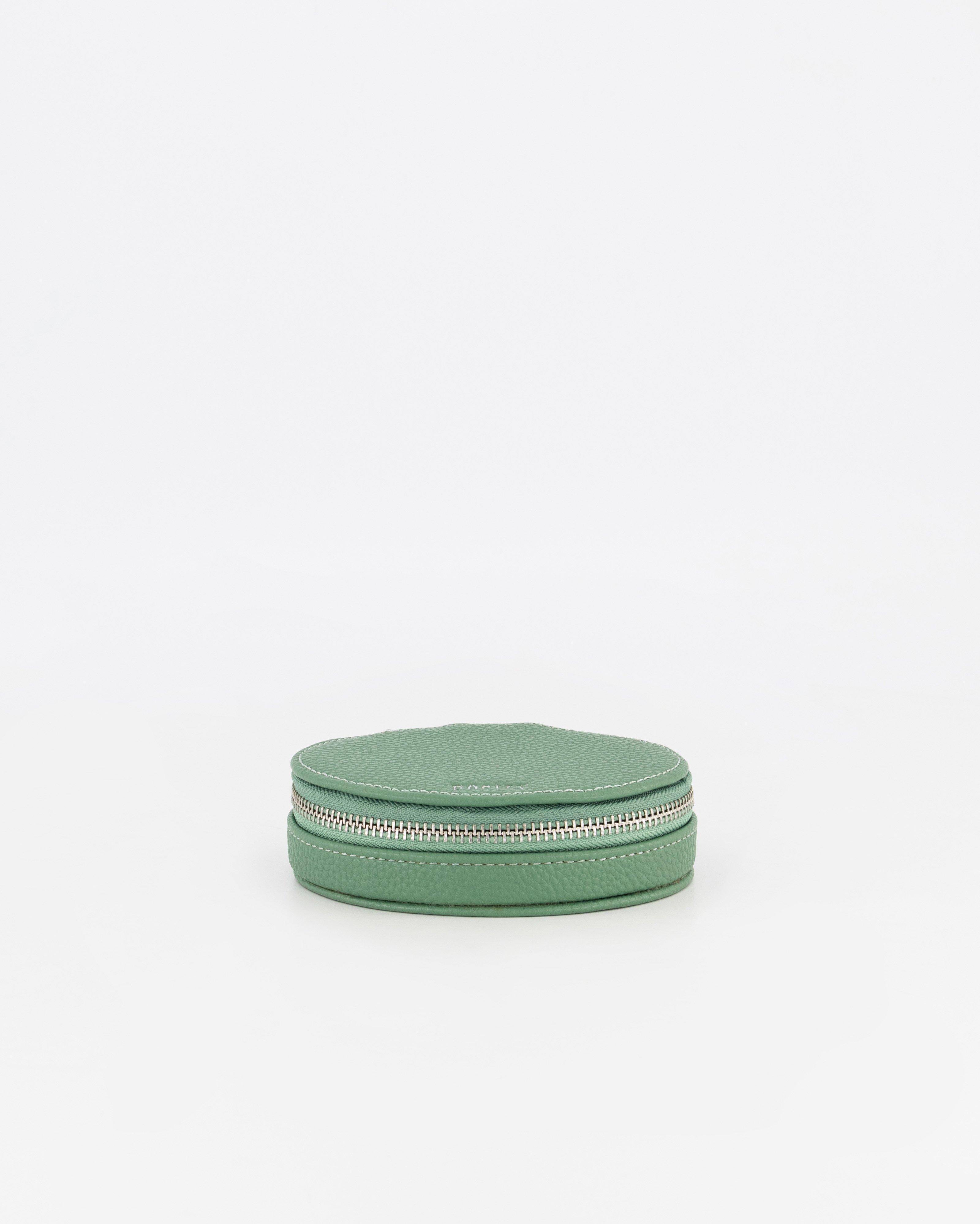 Mila Small Oval Jewellery box -  green