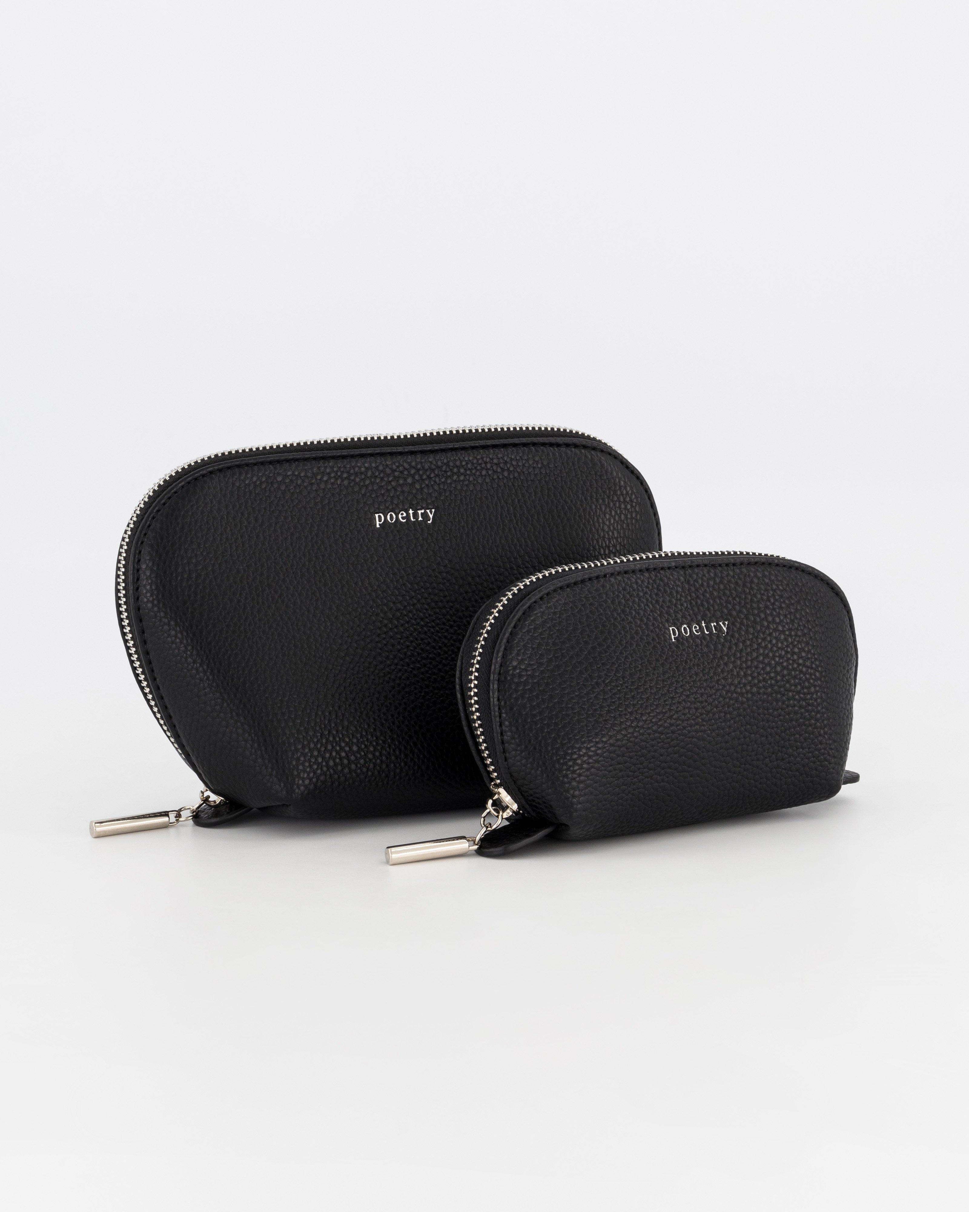 Ana Travel Pouch Medium -  black