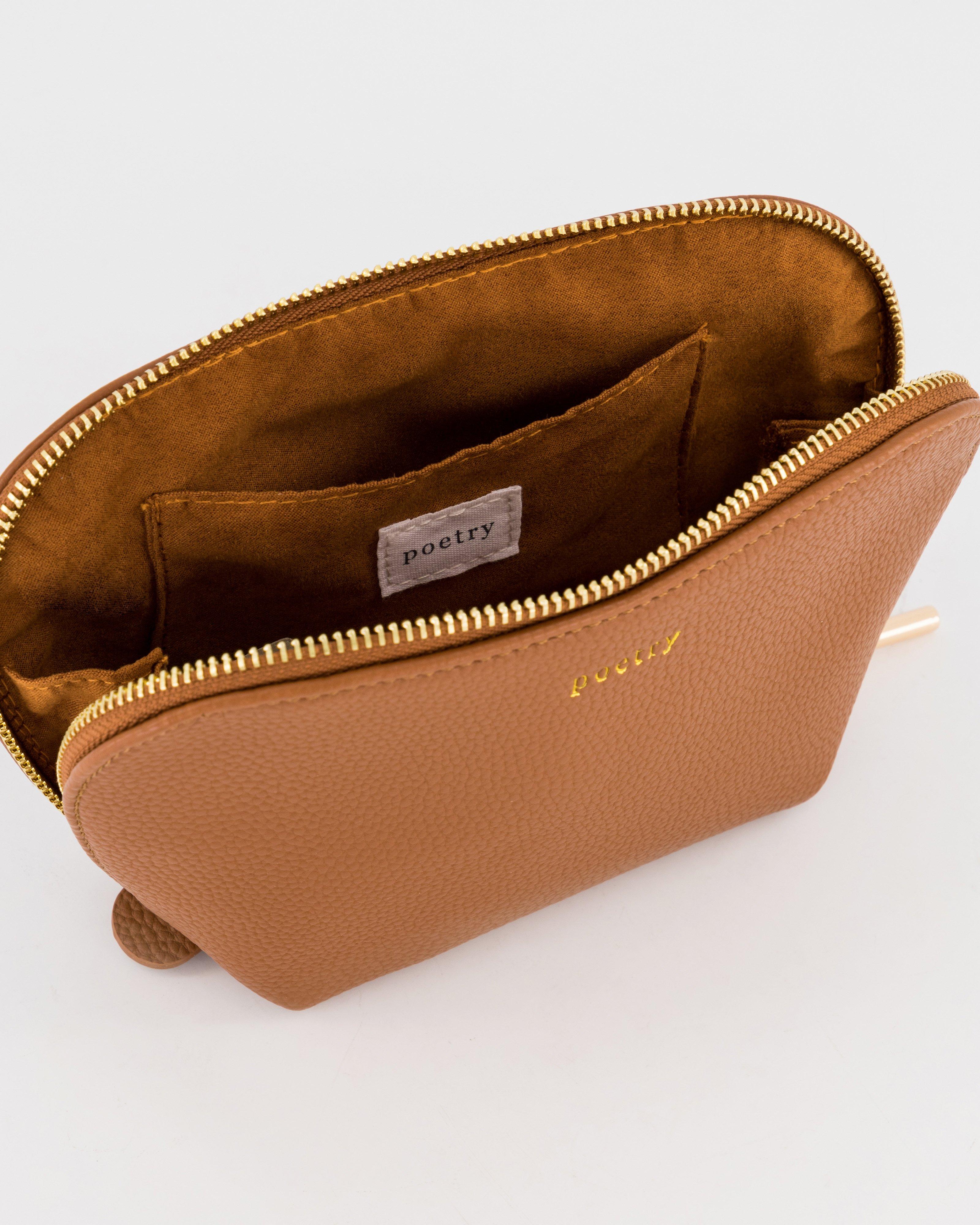 Ana Travel Pouch Medium -  tan