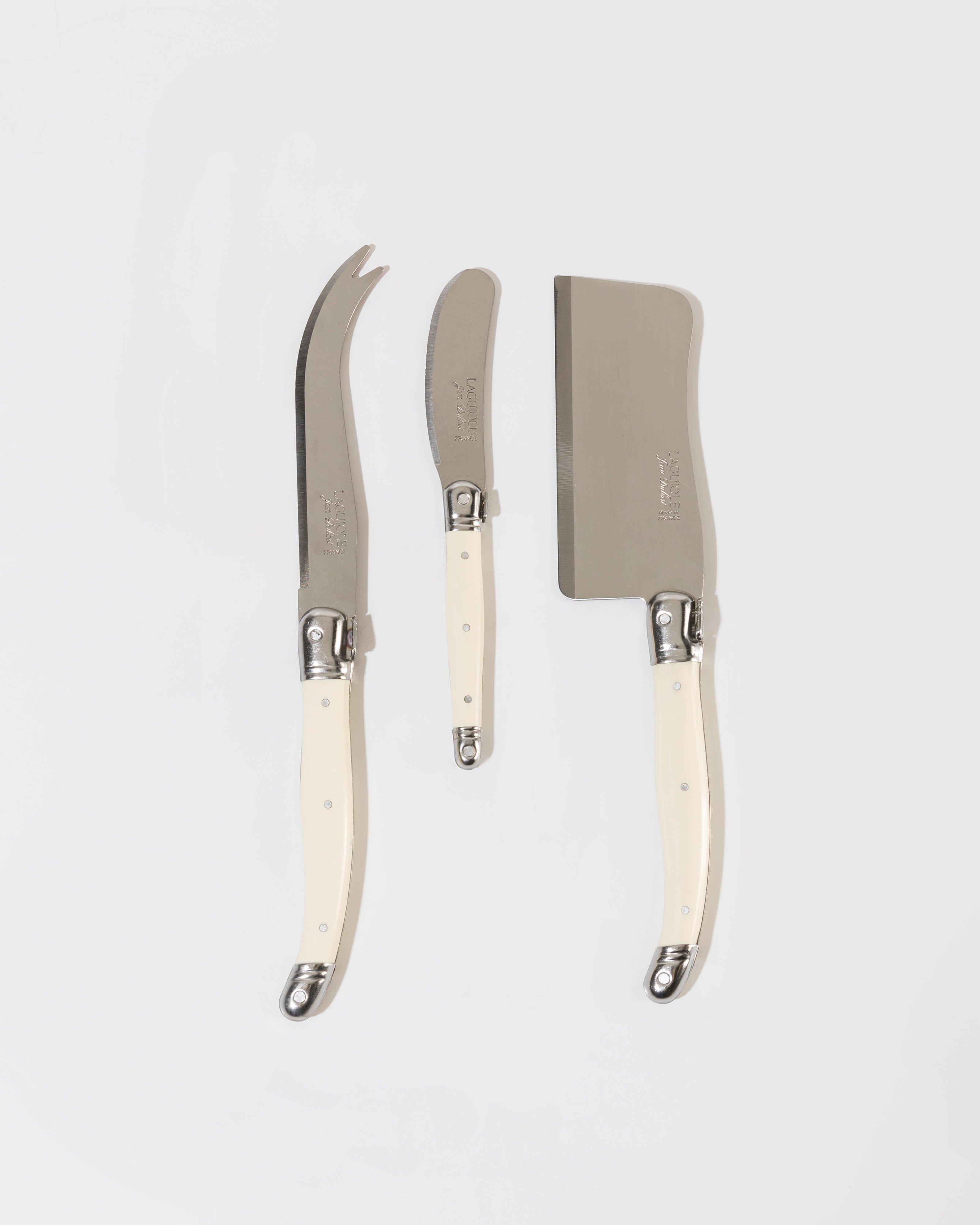 Laguiole Cheese Knife Set -  bone