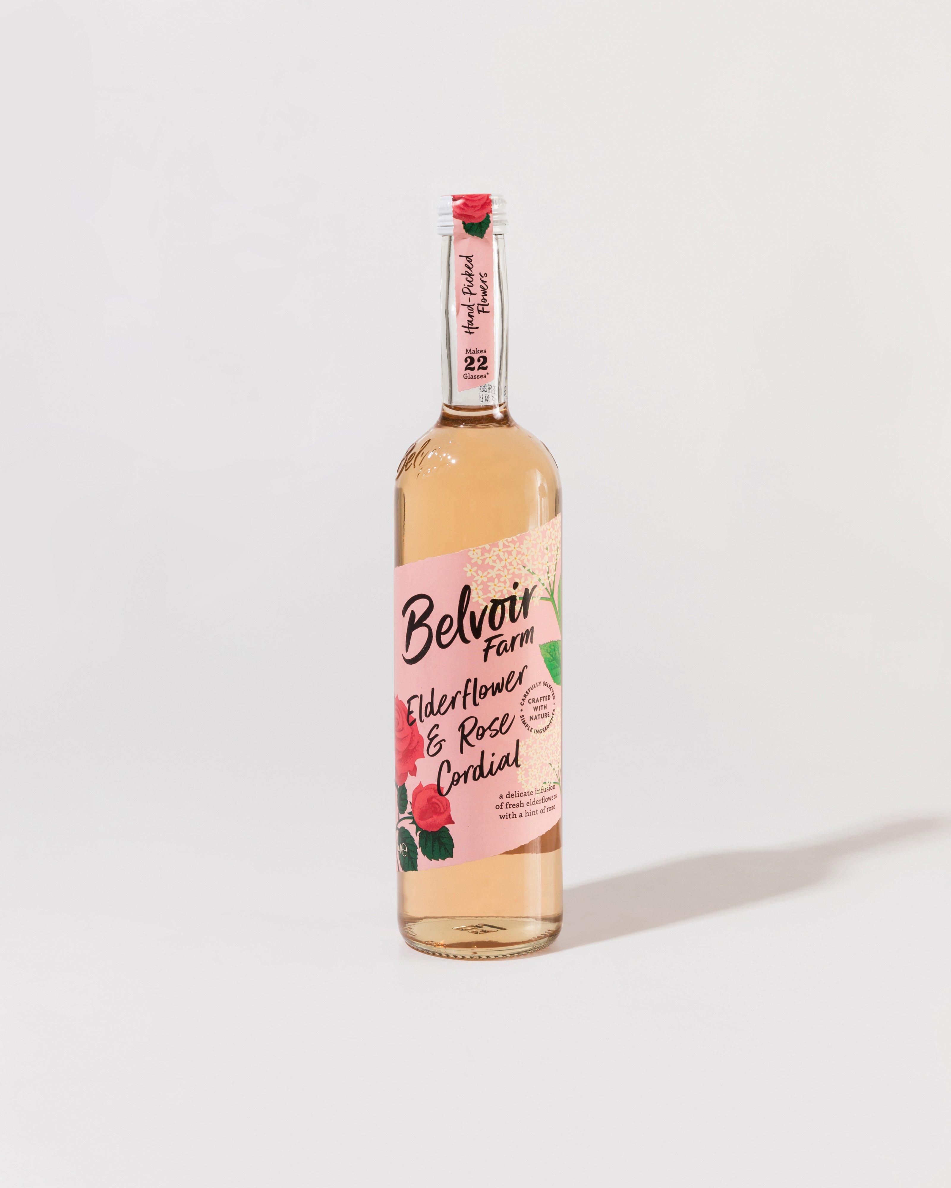 Belvoir Rose Elderflower Cordial -  pink-pink