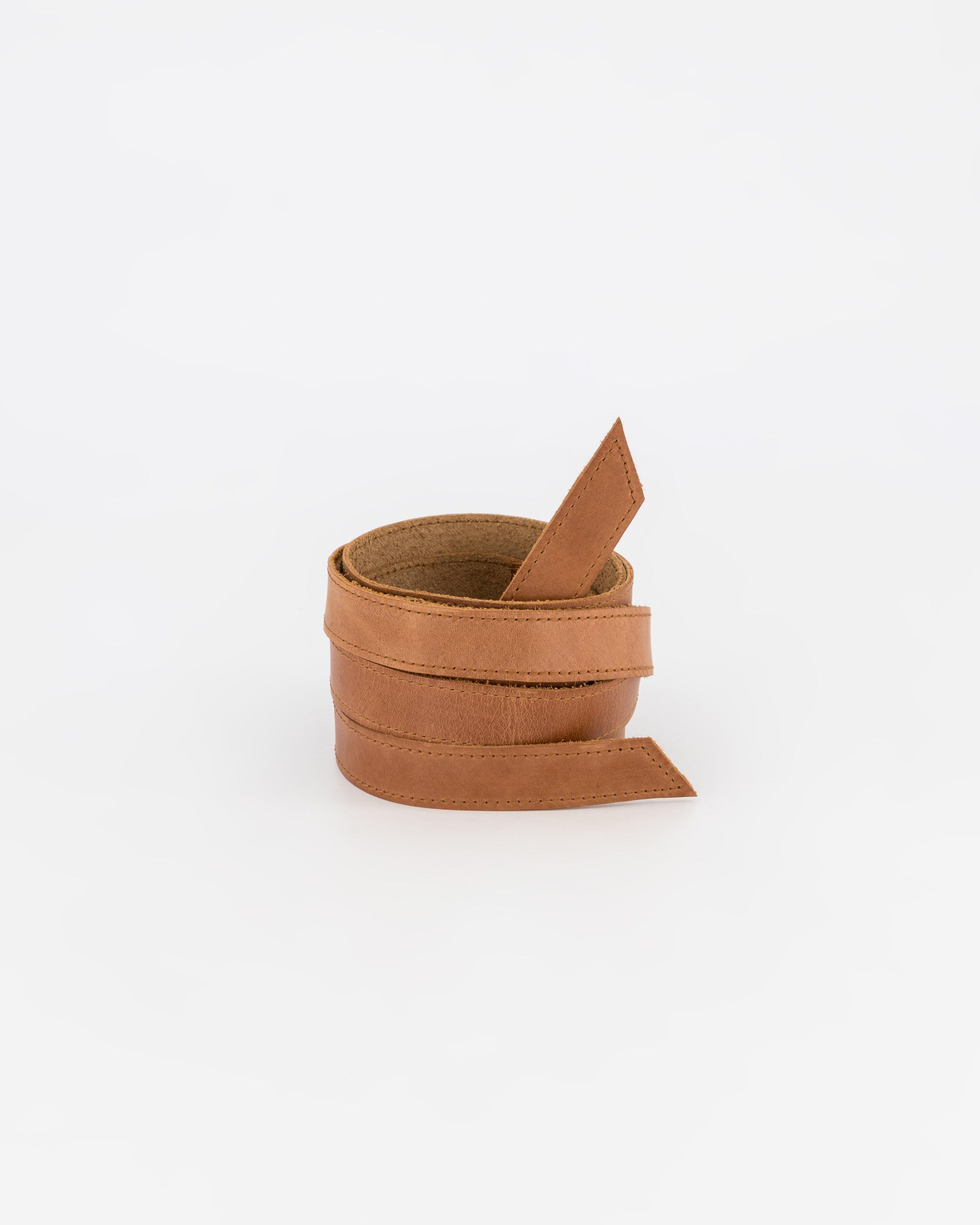 Tammy Waist Tie Belt -  tan-tan