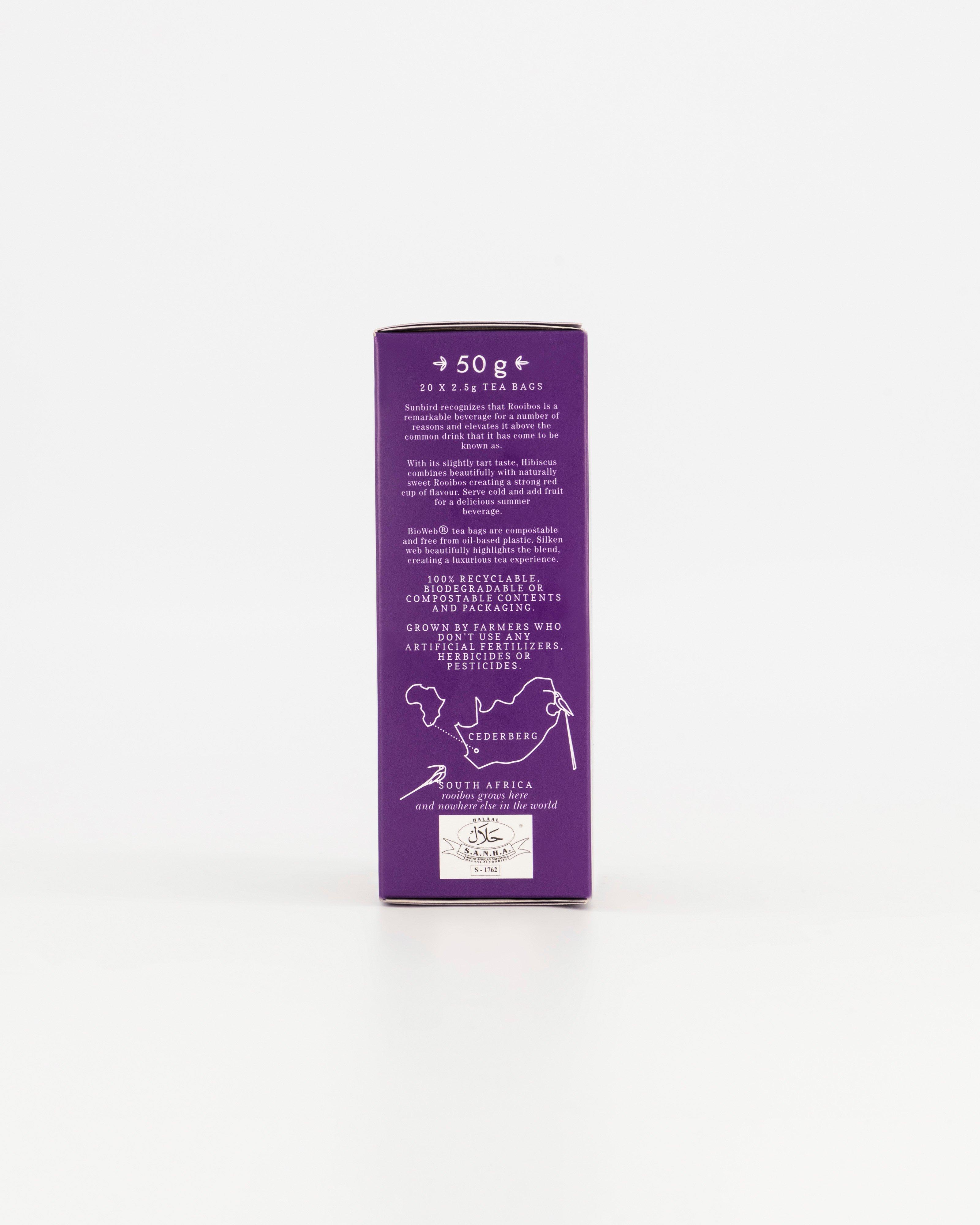 Sunbird Hibiscus & Rooibos Tea -  purple