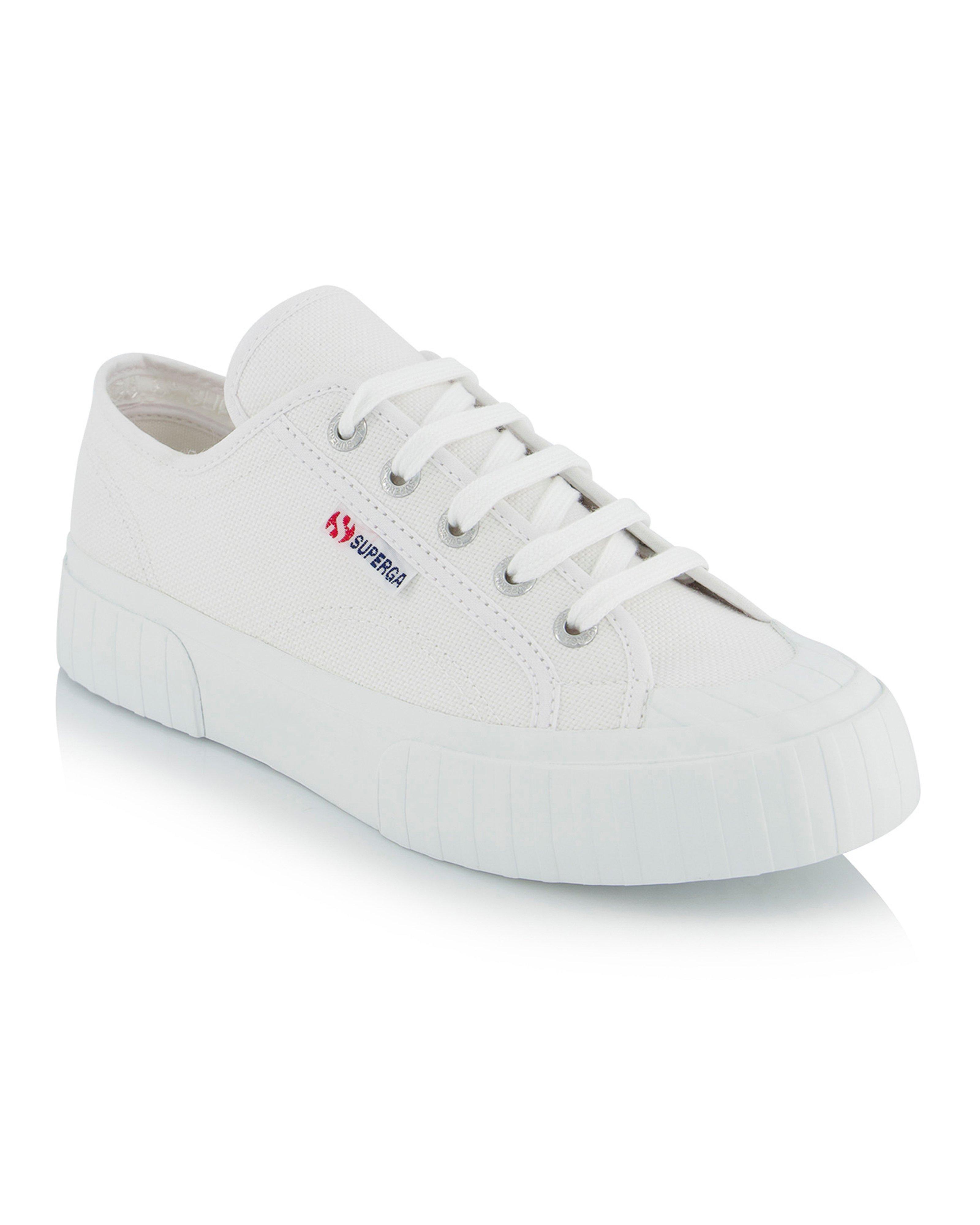 Superga Canvas Chunky Sneaker -  white