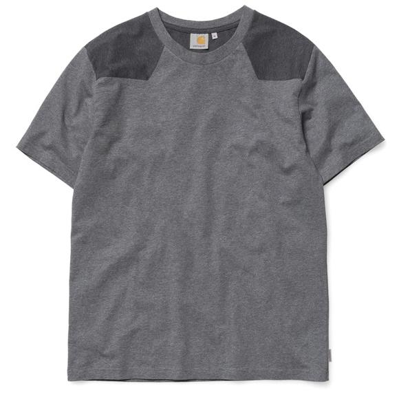 Carhartt WIP Insert T-Shirt Dark - Grey Heather/Black