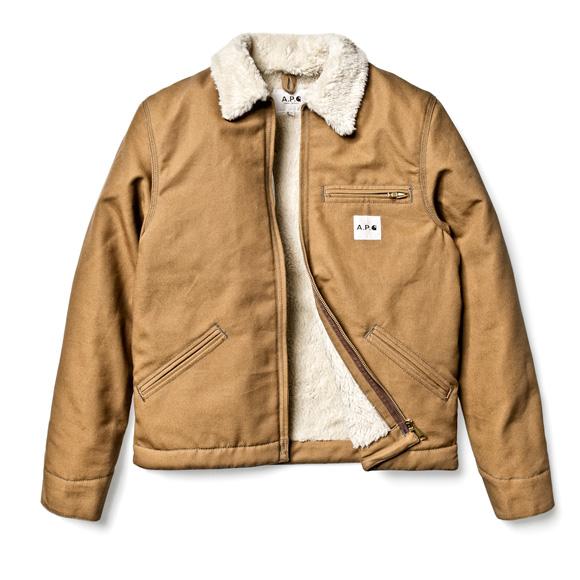 A.P.C. + Carhartt Detroit Revisited Jacket / Carhartt Brown, Rigid