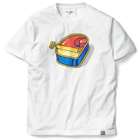 Carhartt WIP Canned C T-Shirt - White/Multicolour