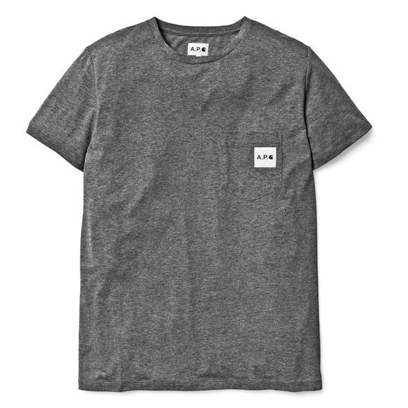 A.P.C. + Carhartt Tee / Dark Grey Heather