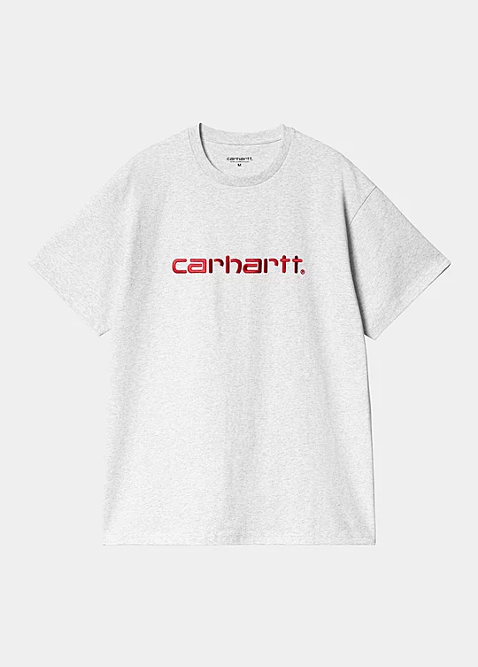 Carhartt WIP Short Sleeve Carhartt Embroidery Tshirt en Gris