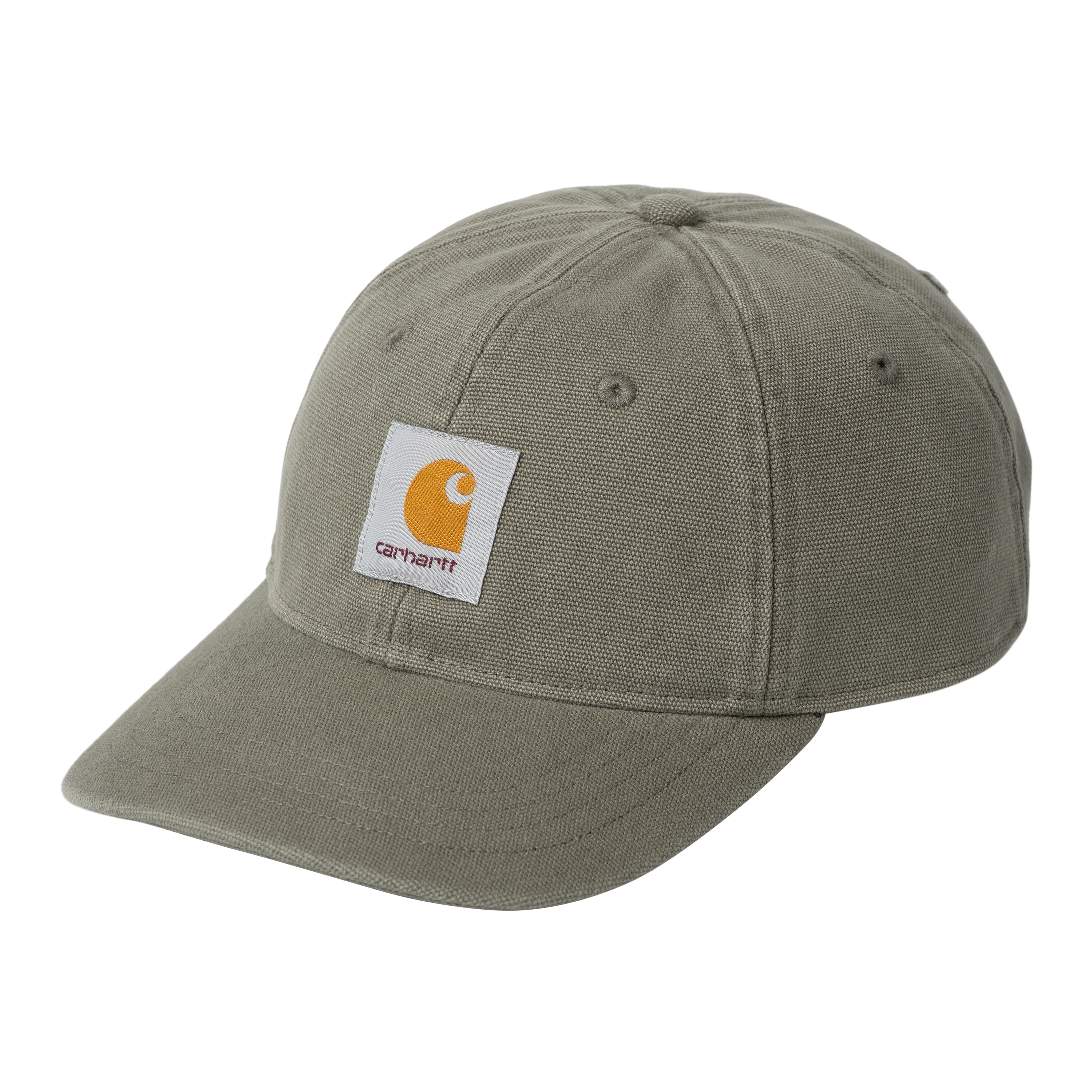 Carhartt WIP Canvas 6-Panel Cap, Sage Green/White | Boutique en ligne officielle