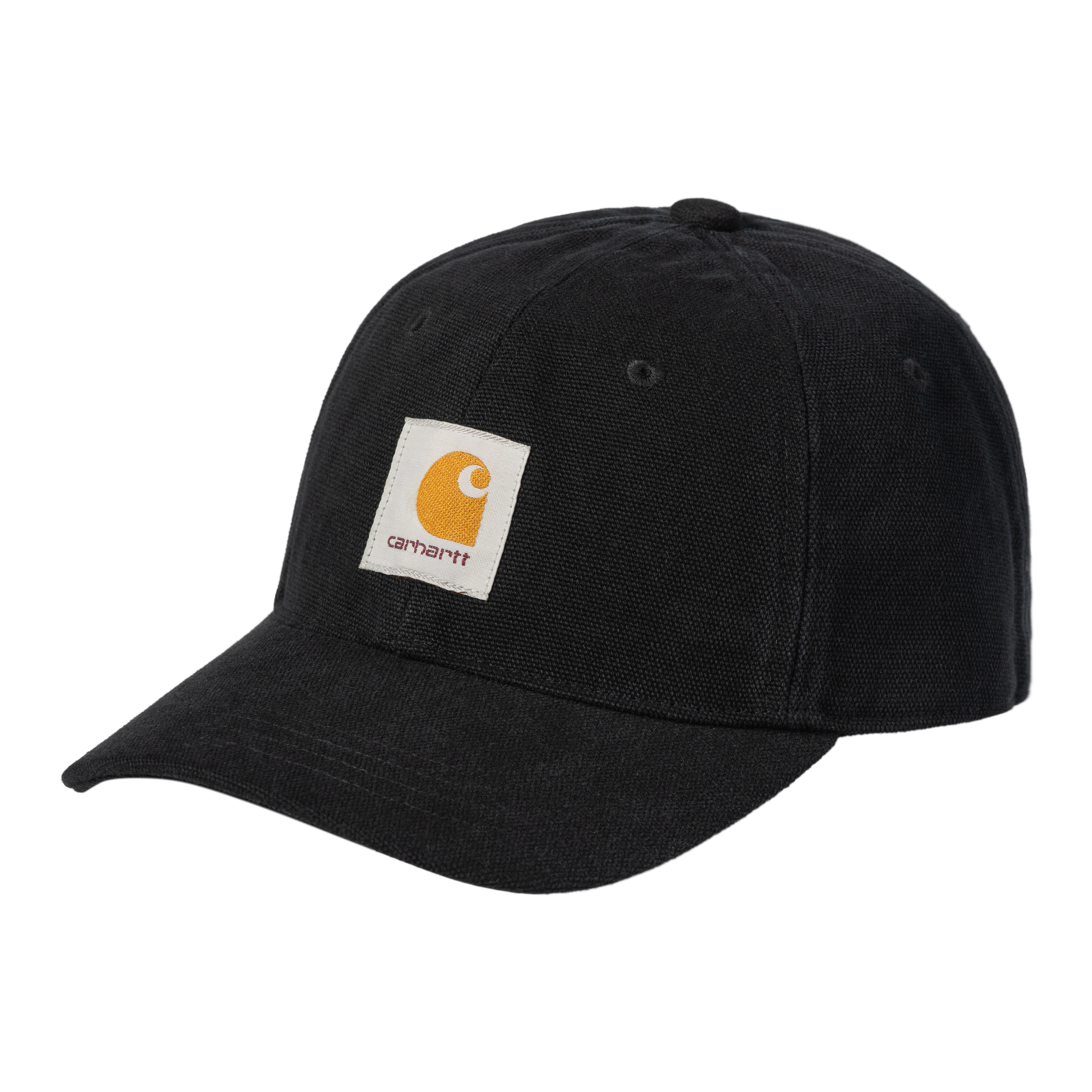 Carhartt WIP Canvas 6-Panel Cap, Black/White | Official Online Store