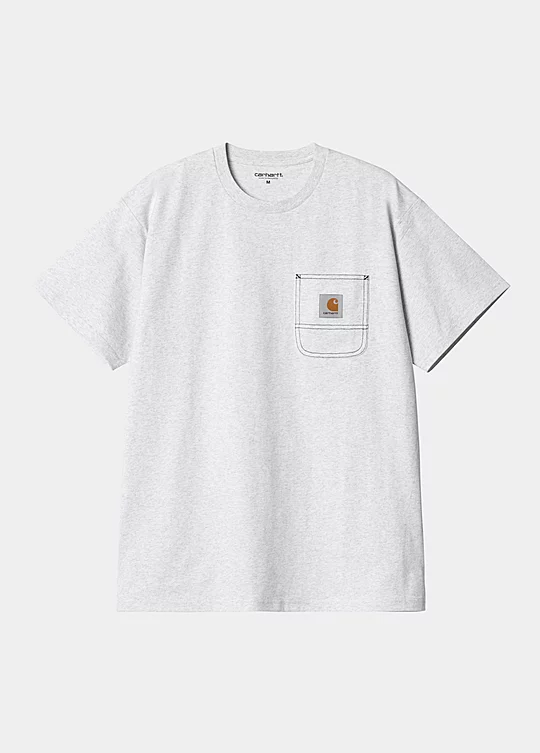 Carhartt WIP Short Sleeve Work Pocket T-shirt in Grey