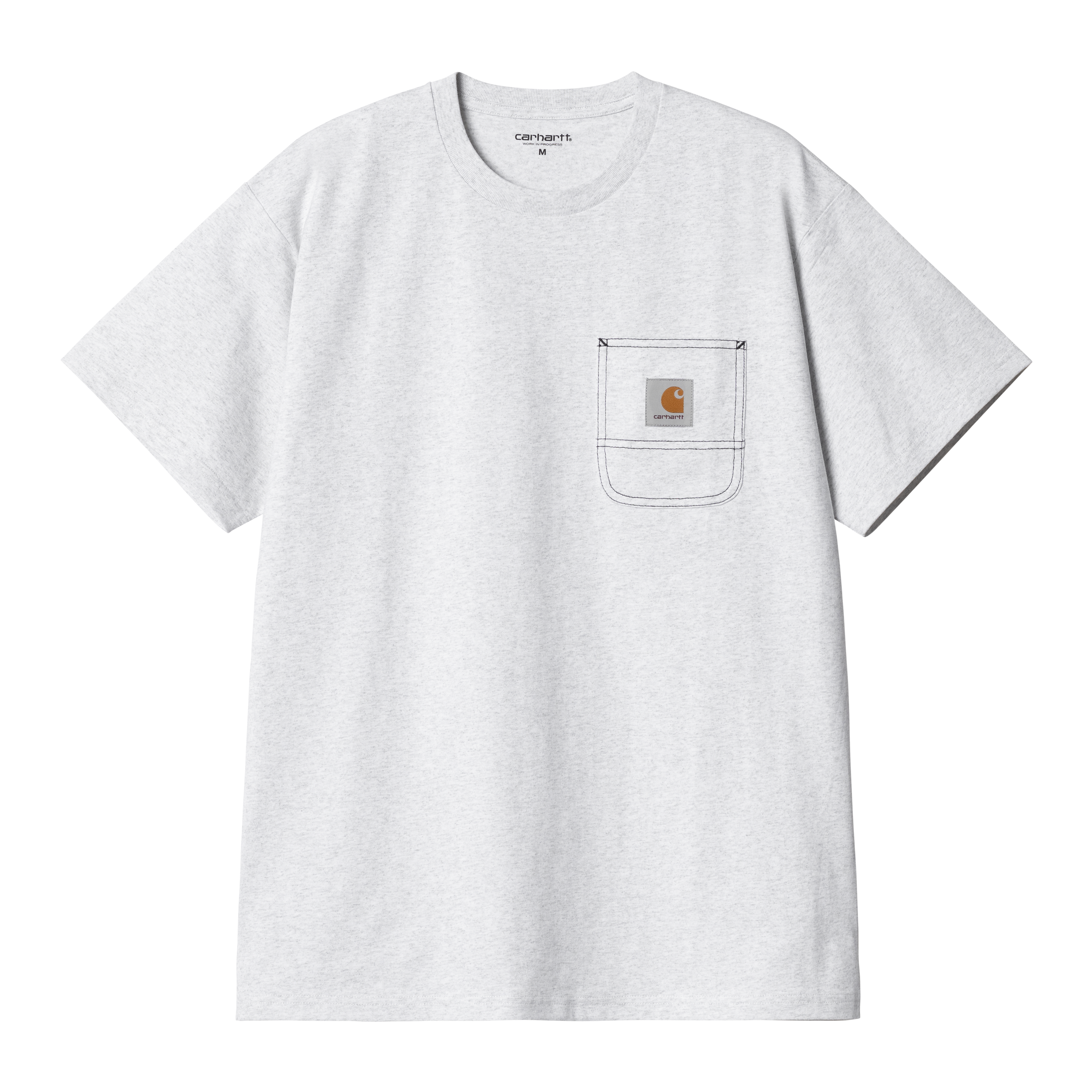 Carhartt WIP Short Sleeve Work Pocket T-shirt em Cinzento