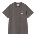 ★ドイツ発*carhartt WIP*新作*Work Pocket Tシャツ/SOOT★ Carhartt WIP S/S Work Pocket T-shirt, Soot/White | Official