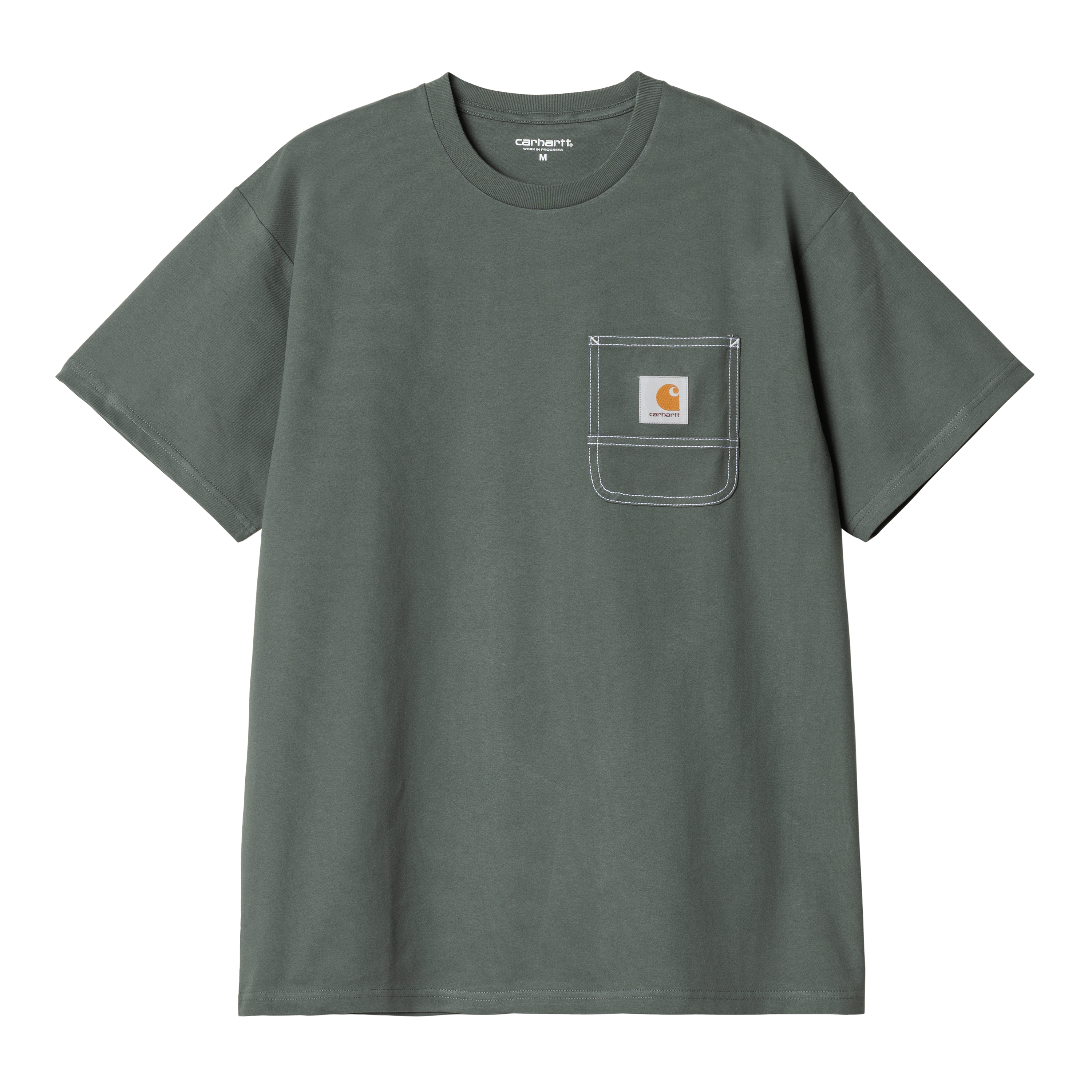 Carhartt WIP Short Sleeve Work Pocket T-shirt in Verde