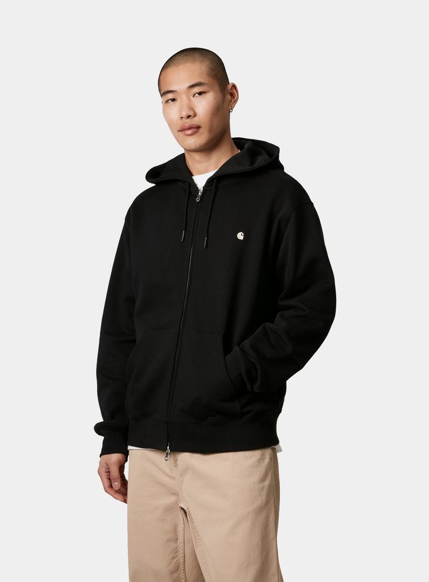 CARHARTT : マディソン パーカー Carhartt WIP Hooded Madison Jacket, Black/Wax | Official