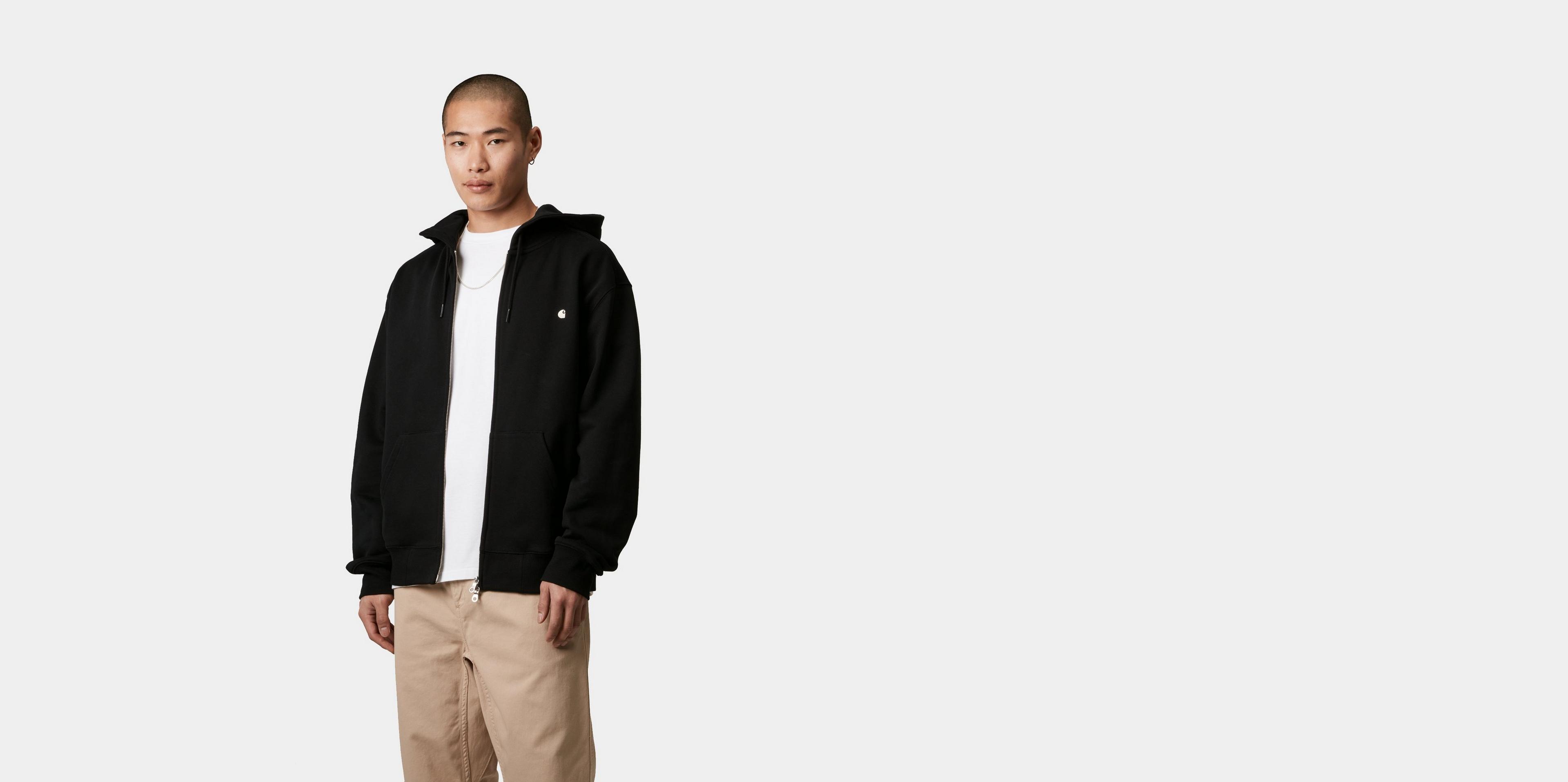Carhartt WIP Hooded Madison Jacket, Black/Wax | Official Online Store