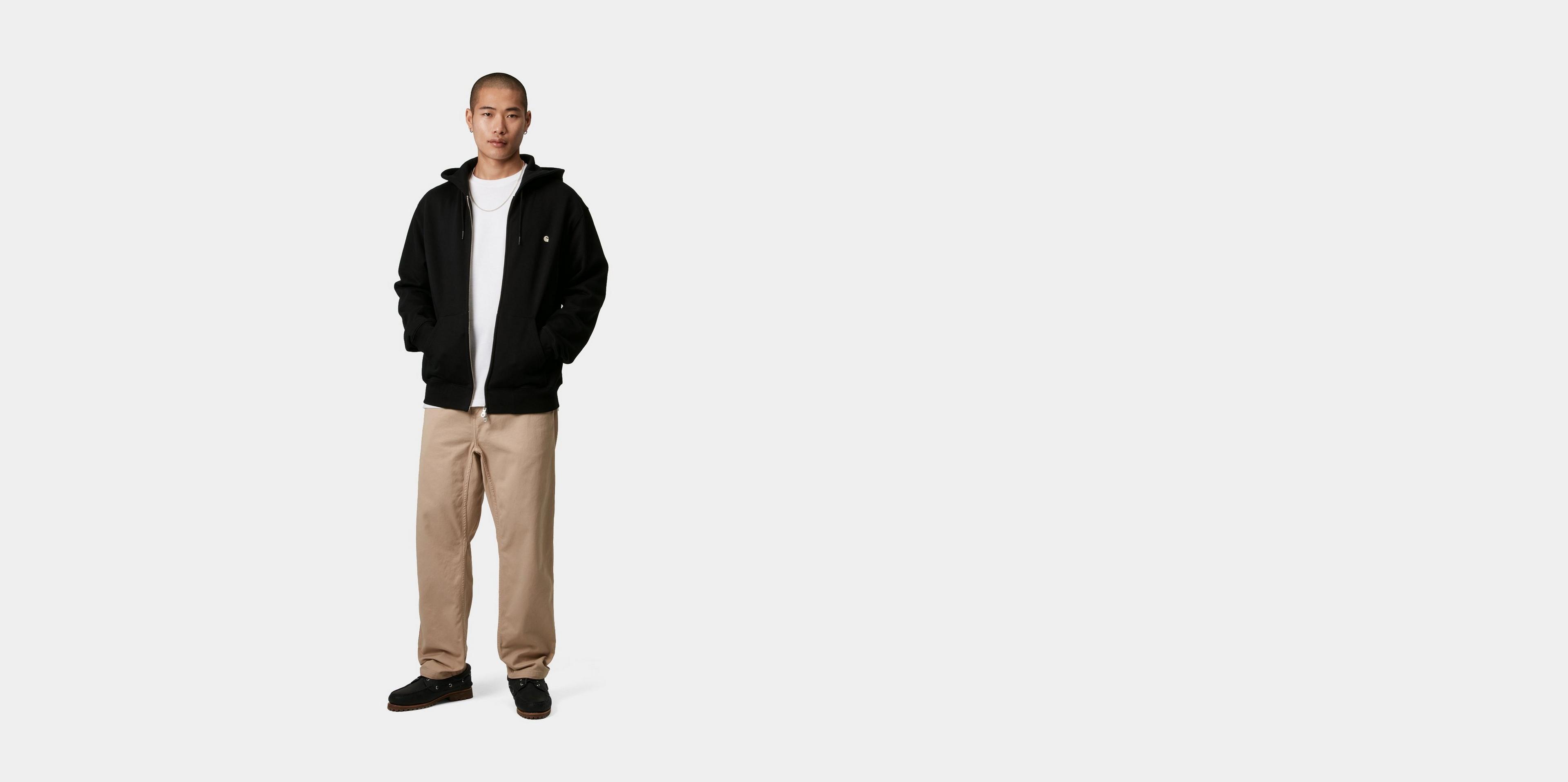 Carhartt WIP Hooded Madison Jacket, Black/Wax | Official