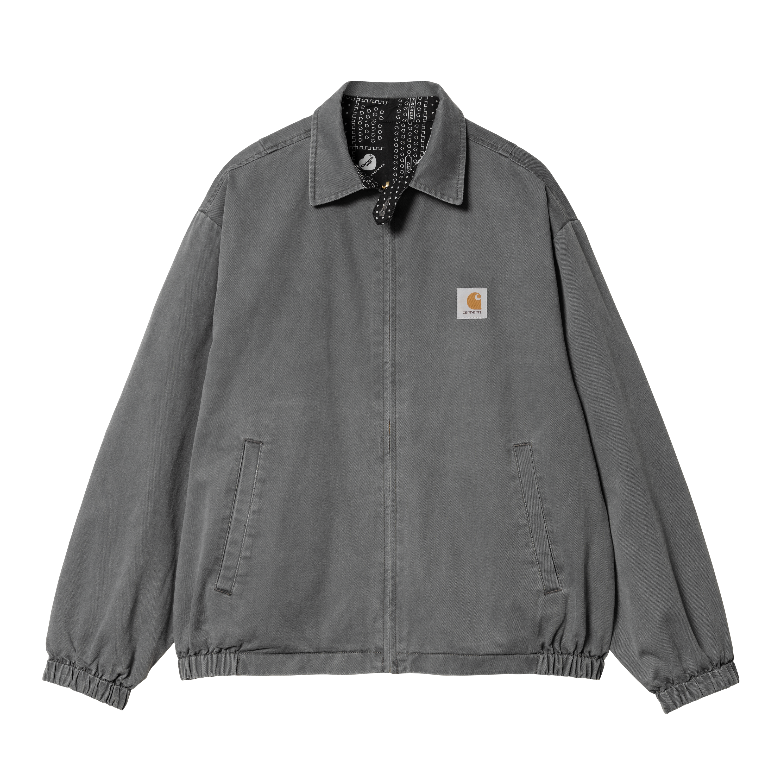 Mens gray shop carhartt jacket