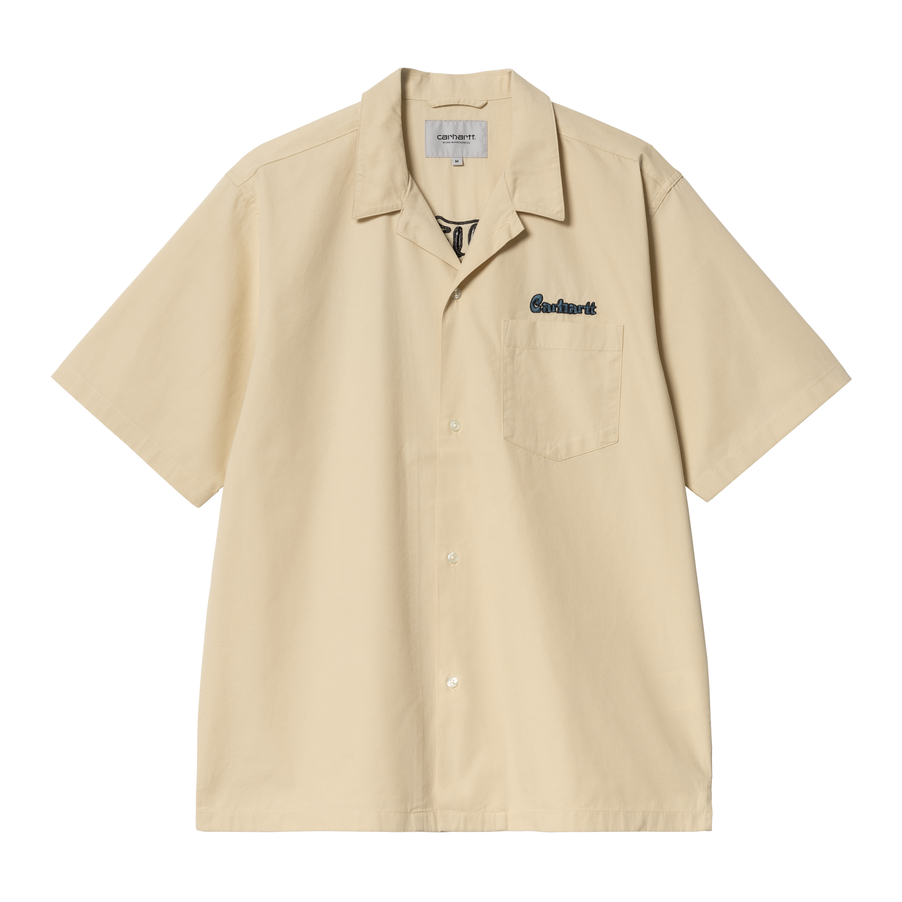Carhartt WIP Short Sleeve Mason Shirt en Beige