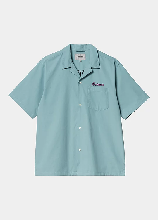Carhartt WIP Short Sleeve Mason Shirt in Blau