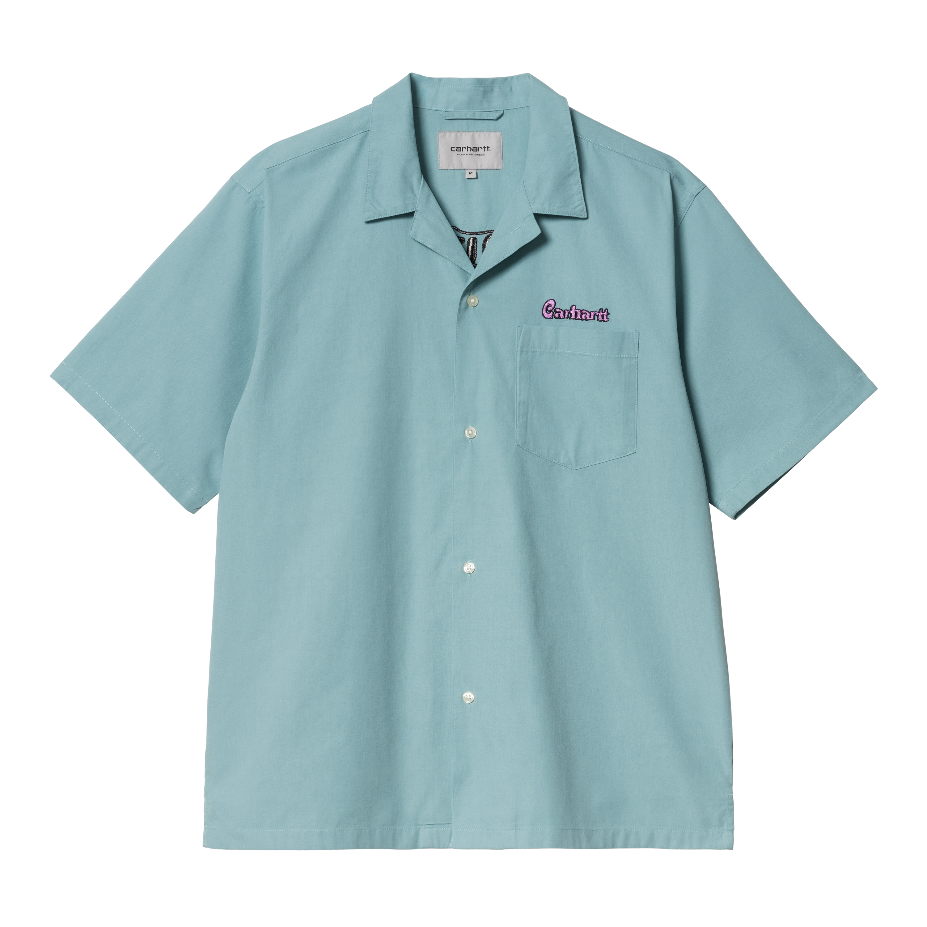 Carhartt WIP Short Sleeve Mason Shirt in Blue
