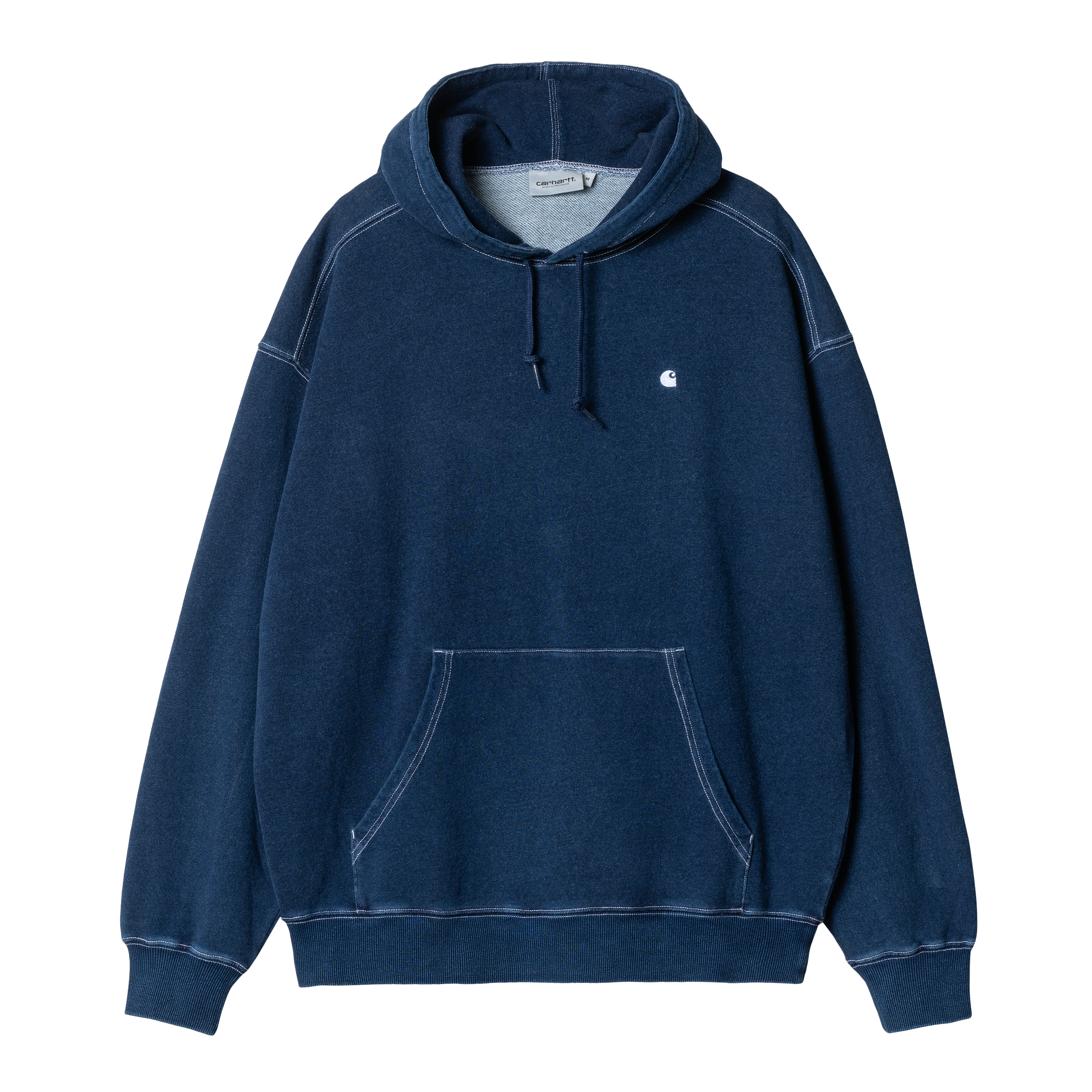 Carhartt WIP Hooded Cobalt Sweatshirt in Blu