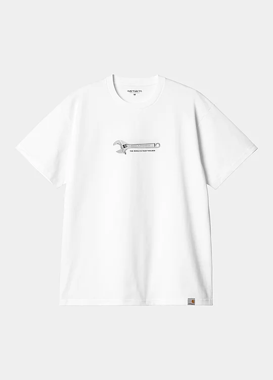 Carhartt WIP Short Sleeve Wrench T-shirt in Bianco