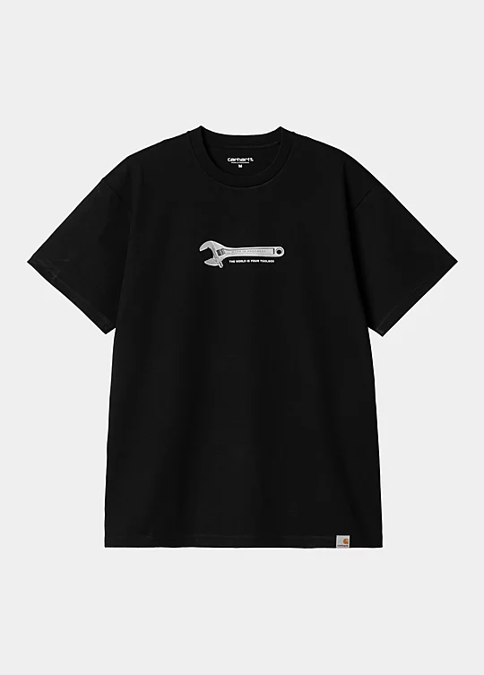 Carhartt WIP Short Sleeve Wrench T-shirt in Nero