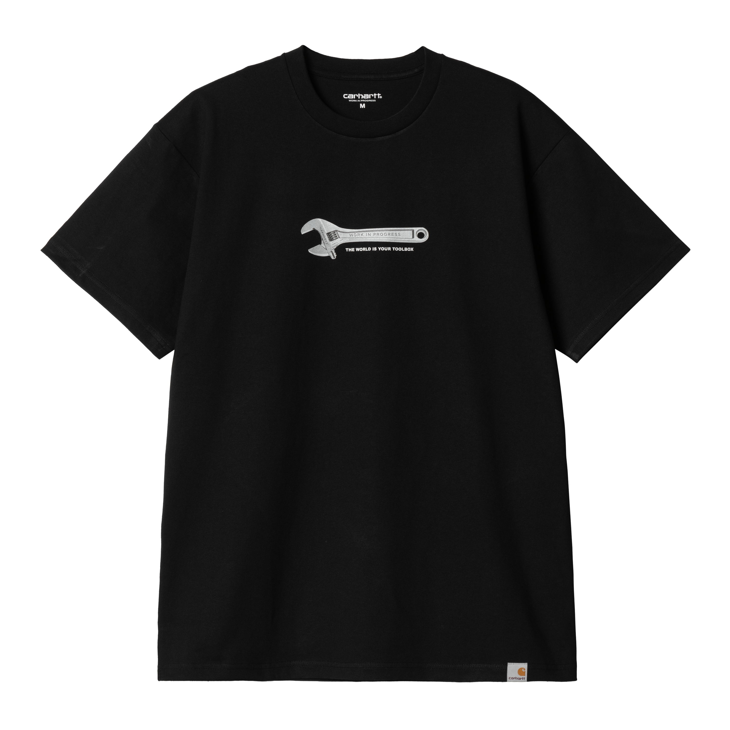 Carhartt WIP Short Sleeve Wrench T-shirt in Nero