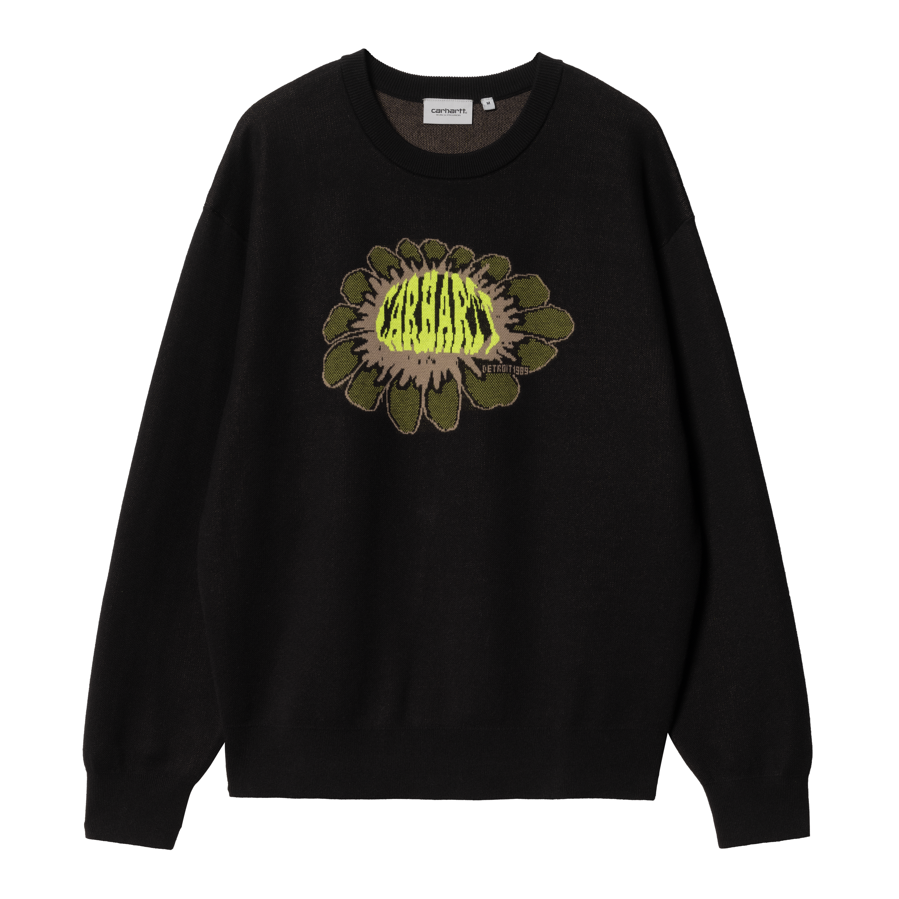 Carhartt WIP Pixel Flower Sweater en Negro